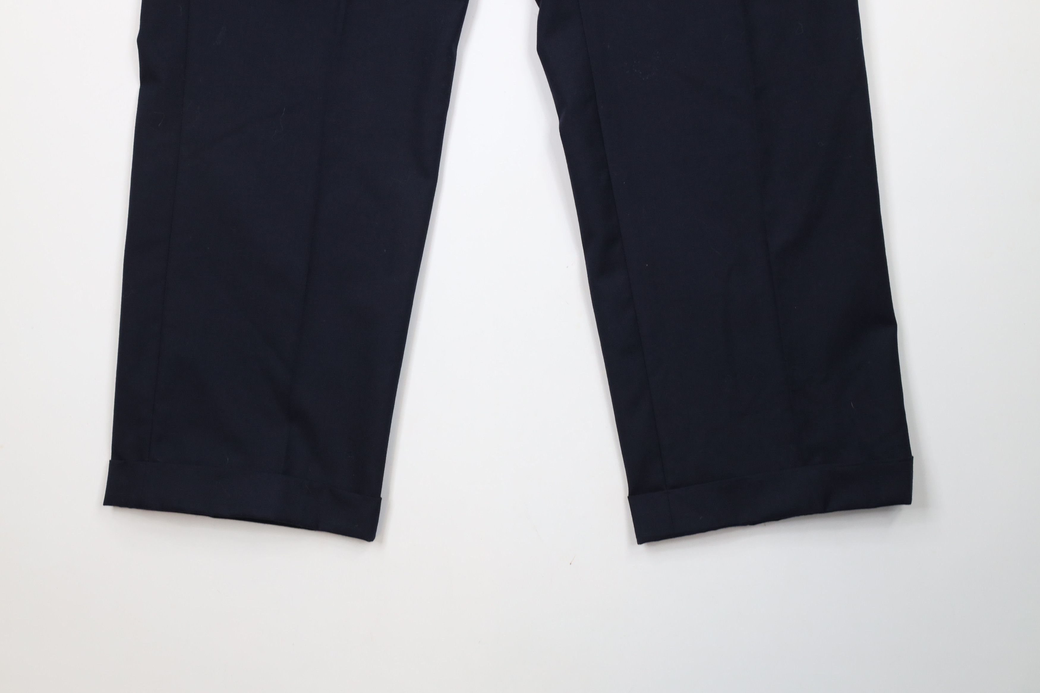 Vintage Vintage 90s Streetwear Pleated Worsted Wool Wide Leg Pants Size US 34 / EU 50 - 4 Thumbnail