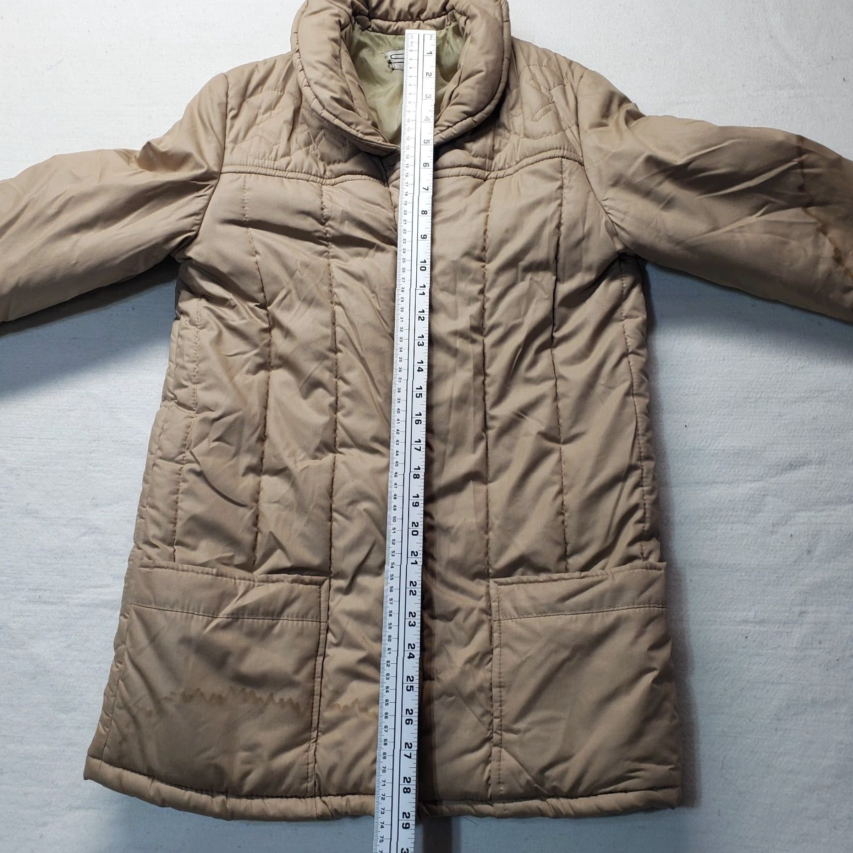 Vintage SB2 II Tan Brown Winter Coat Jacket Puffer Long Sleeve Adult Women's S Small Size S / US 4 / IT 40 - 7 Thumbnail