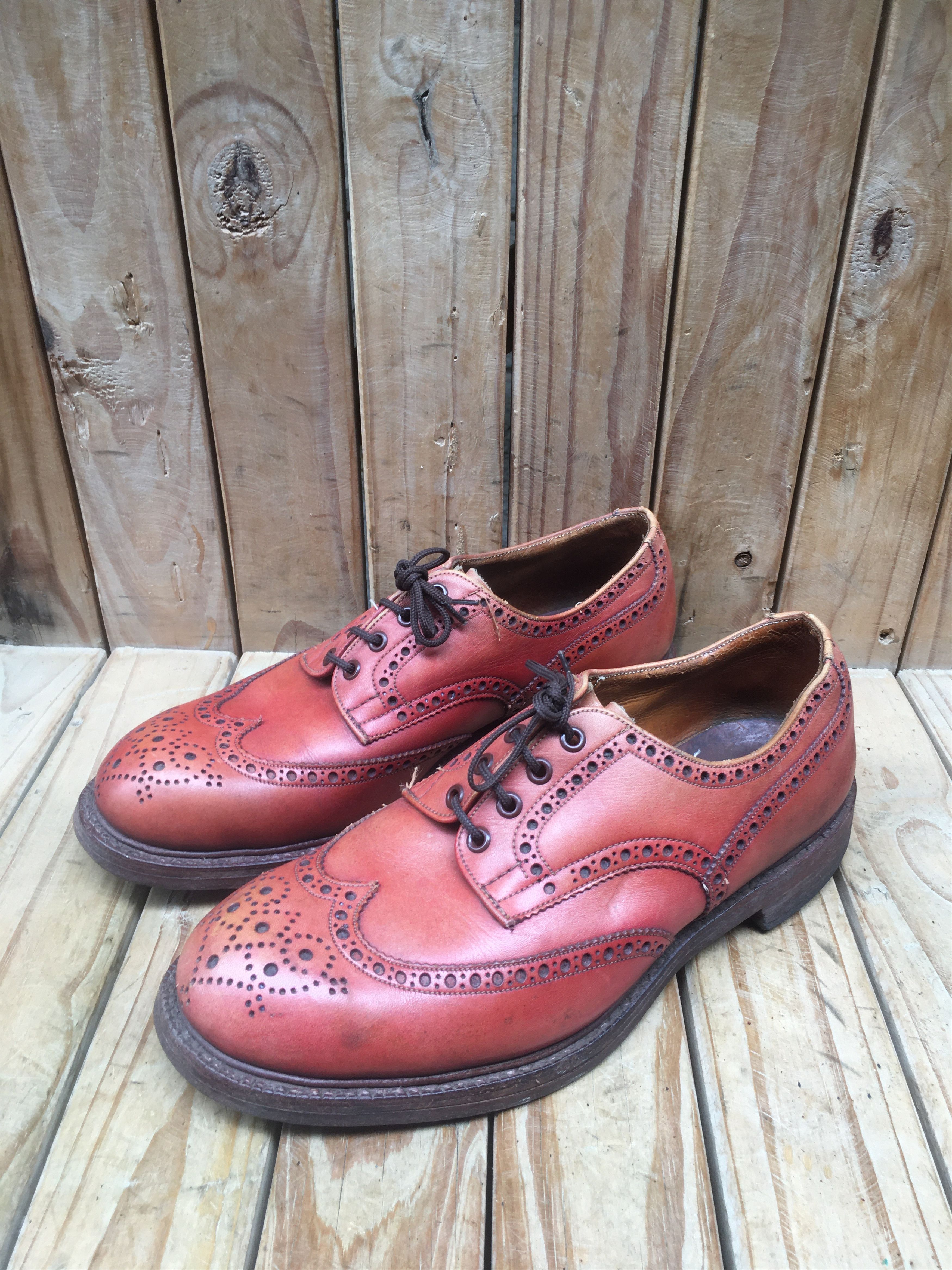 Tricker's Tricker’s bourton brown wingtip shoes UK 9.5 Size US 10.5 / EU 43-44 - 16 Thumbnail