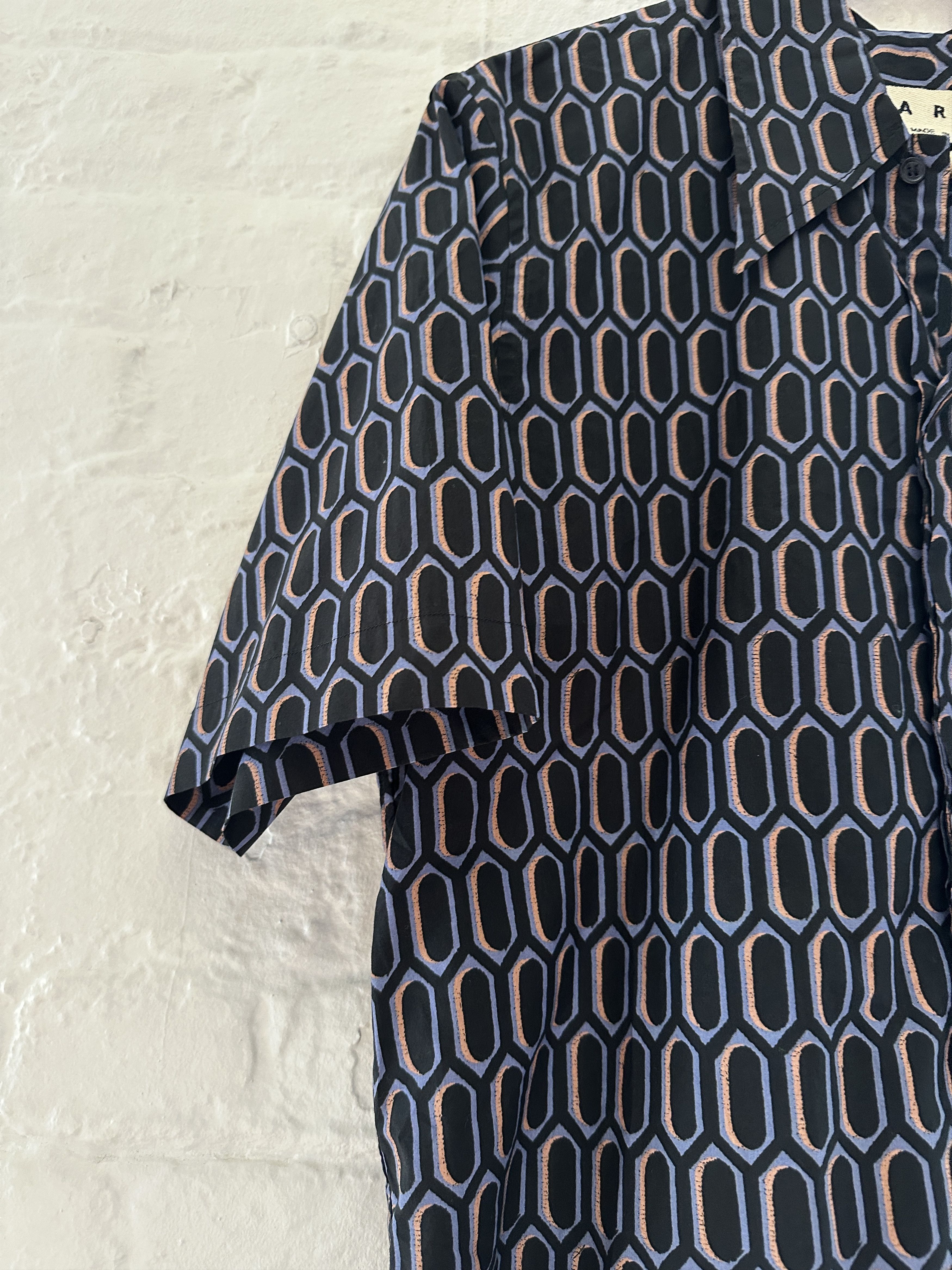 Marni Marni Short Sleeve Button Up Shirt Size US M / EU 48-50 / 2 - 3 Thumbnail