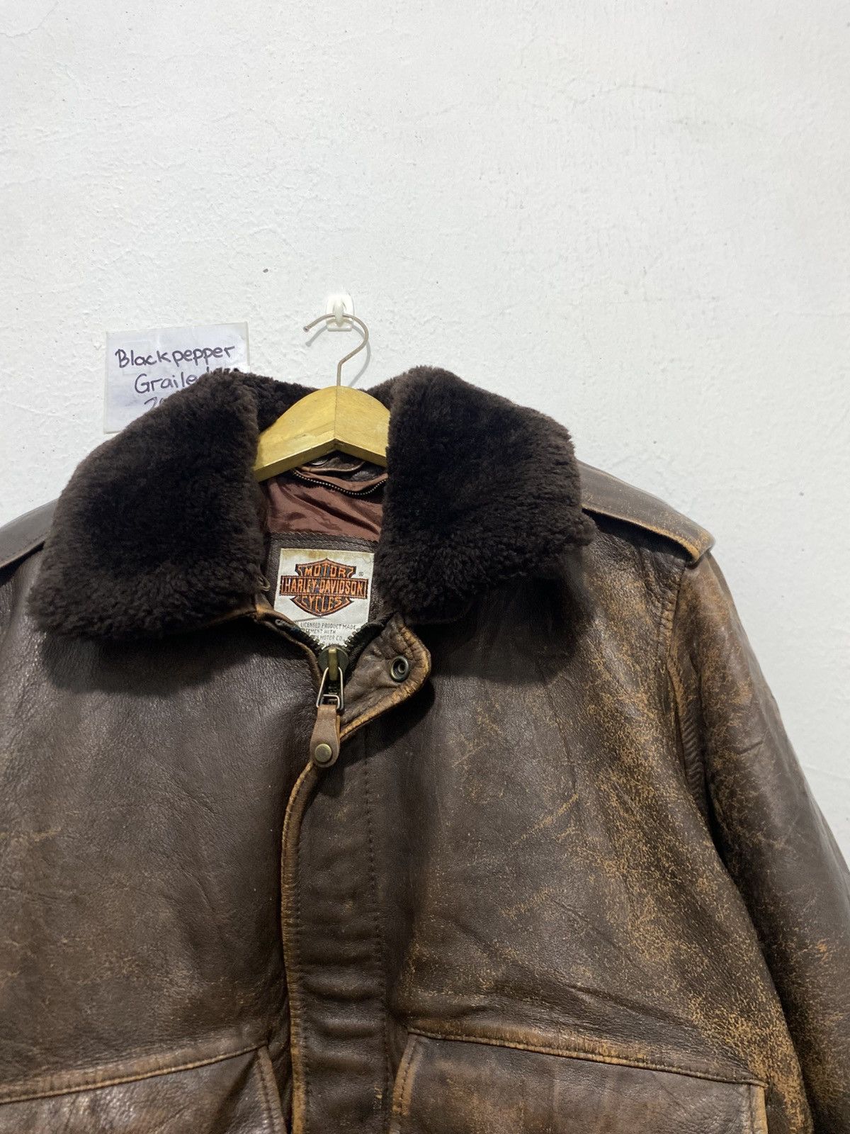 Harley Davidson Vintage Harley Davidson Leather Jacket Size US M / EU 48-50 / 2 - 2 Thumbnail