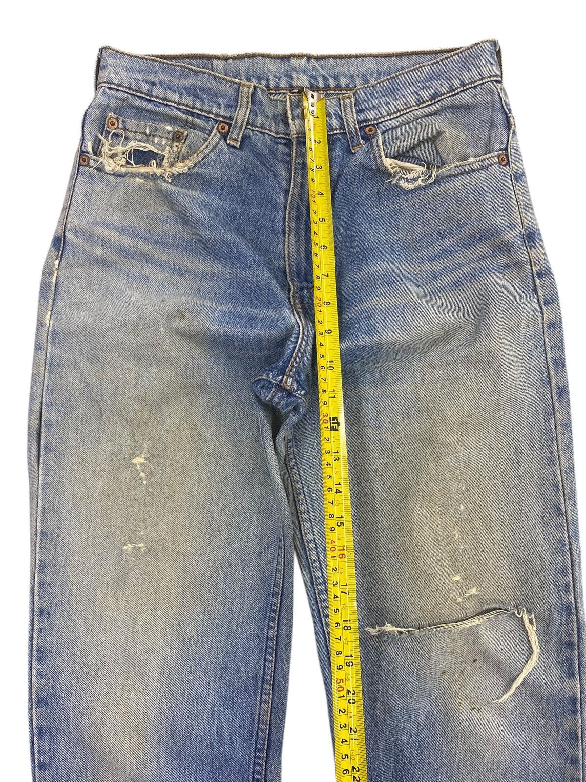 Levi's Levi’s Acid Blue Wash Style Ripped Jeans Size US 28 / EU 44 - 6 Thumbnail