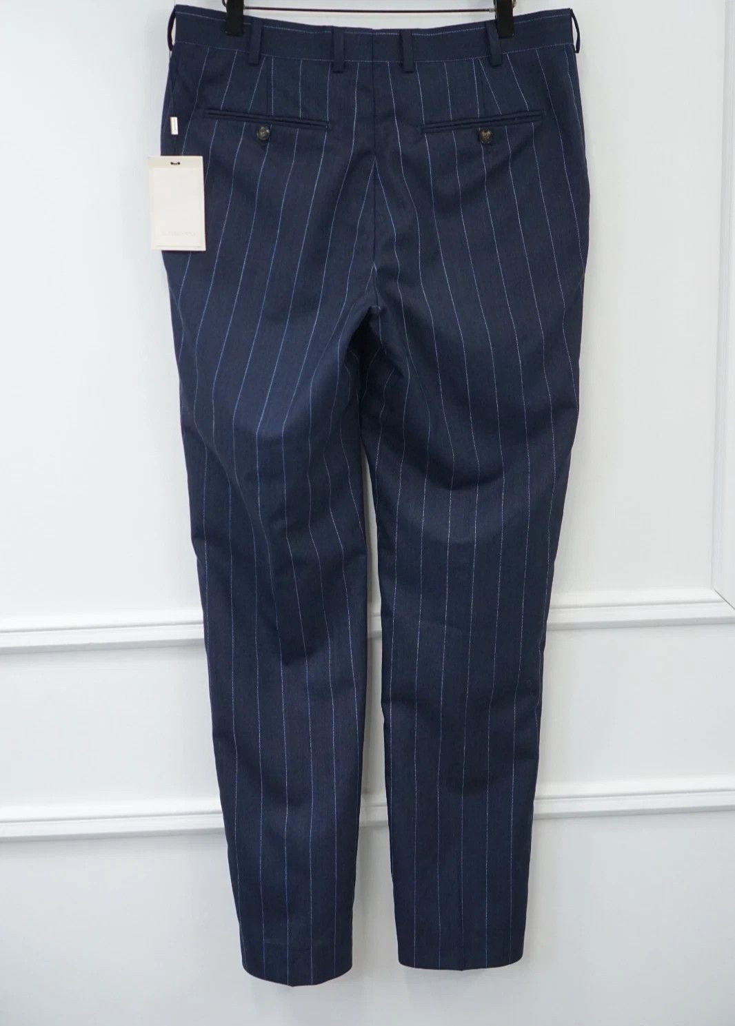 Suitsupply Men Suitsupply Pants Navy Blue Wool Brescia Size UK/US38 Size 38R - 2 Thumbnail