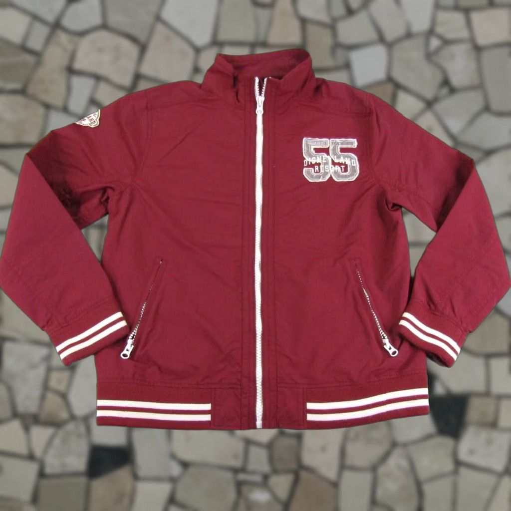 Disney Disney Windbreaker Jacket Mens Large Red Full Zip Outdoor Coat Size US L / EU 52-54 / 3 - 1 Thumbnail
