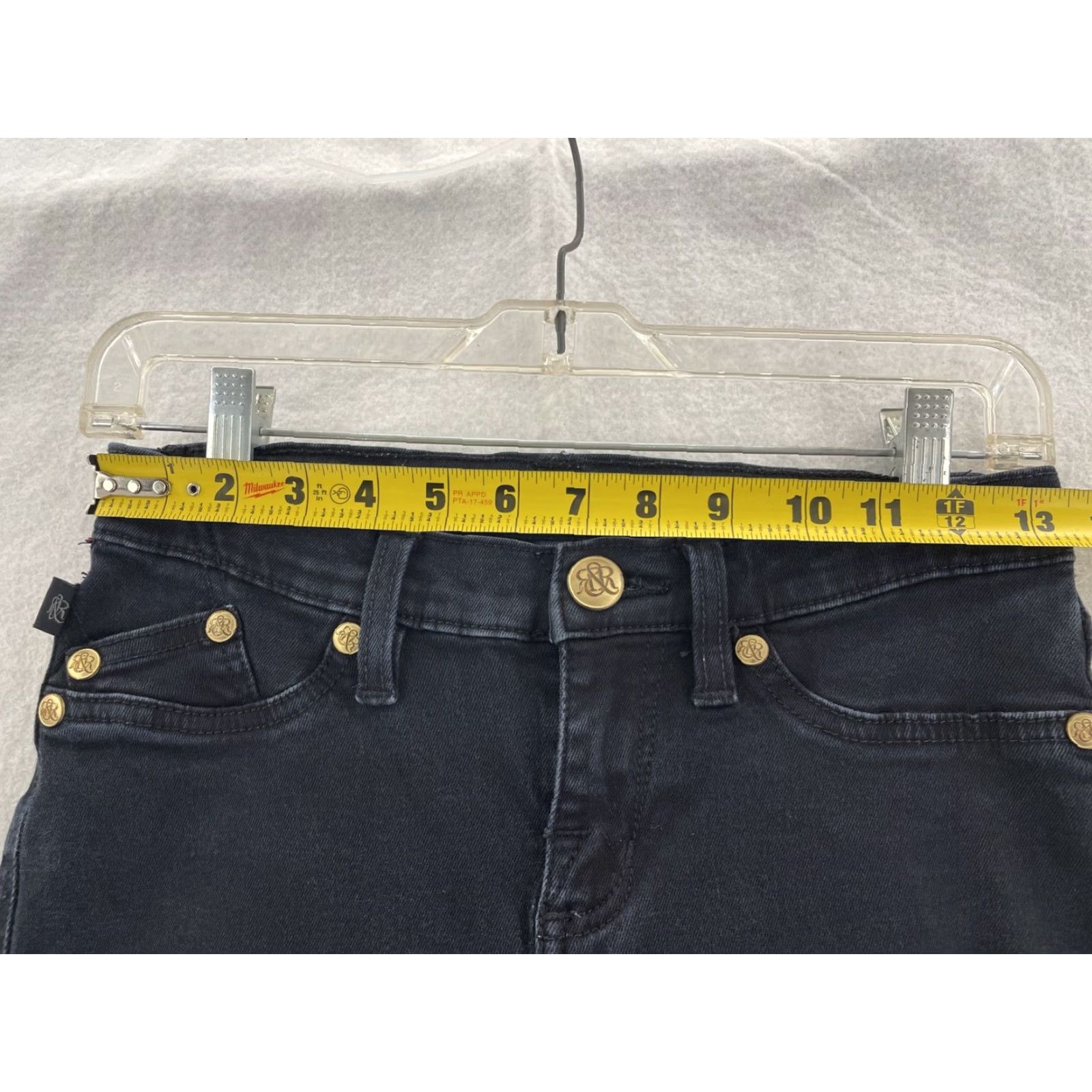 Vintage VINTAGE Rock & Republic Jeans Womens 6 Blue Kashmere Skinny Stretch Dark Blue Denim 80s 90s Slim Womens 6 Jeans Size 28" / US 6 / IT 42 - 4 Thumbnail