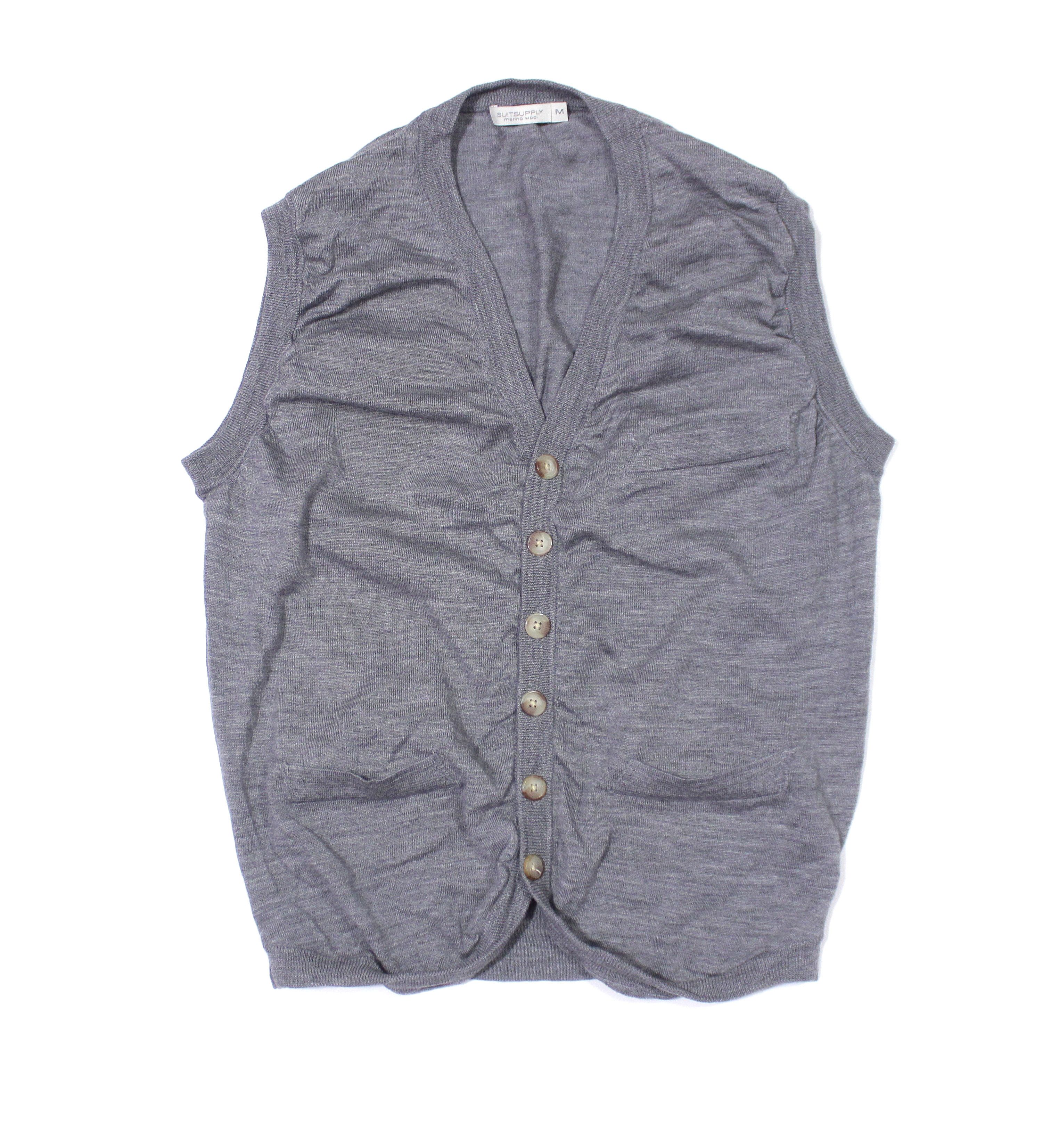 Suitsupply Merino Wool Sweater Vest Size US M / EU 48-50 / 2 - 1 Thumbnail