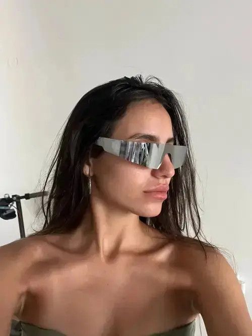 Electric Visual Silver mirror fashion punk sunglasses Size ONE SIZE - 3 Thumbnail