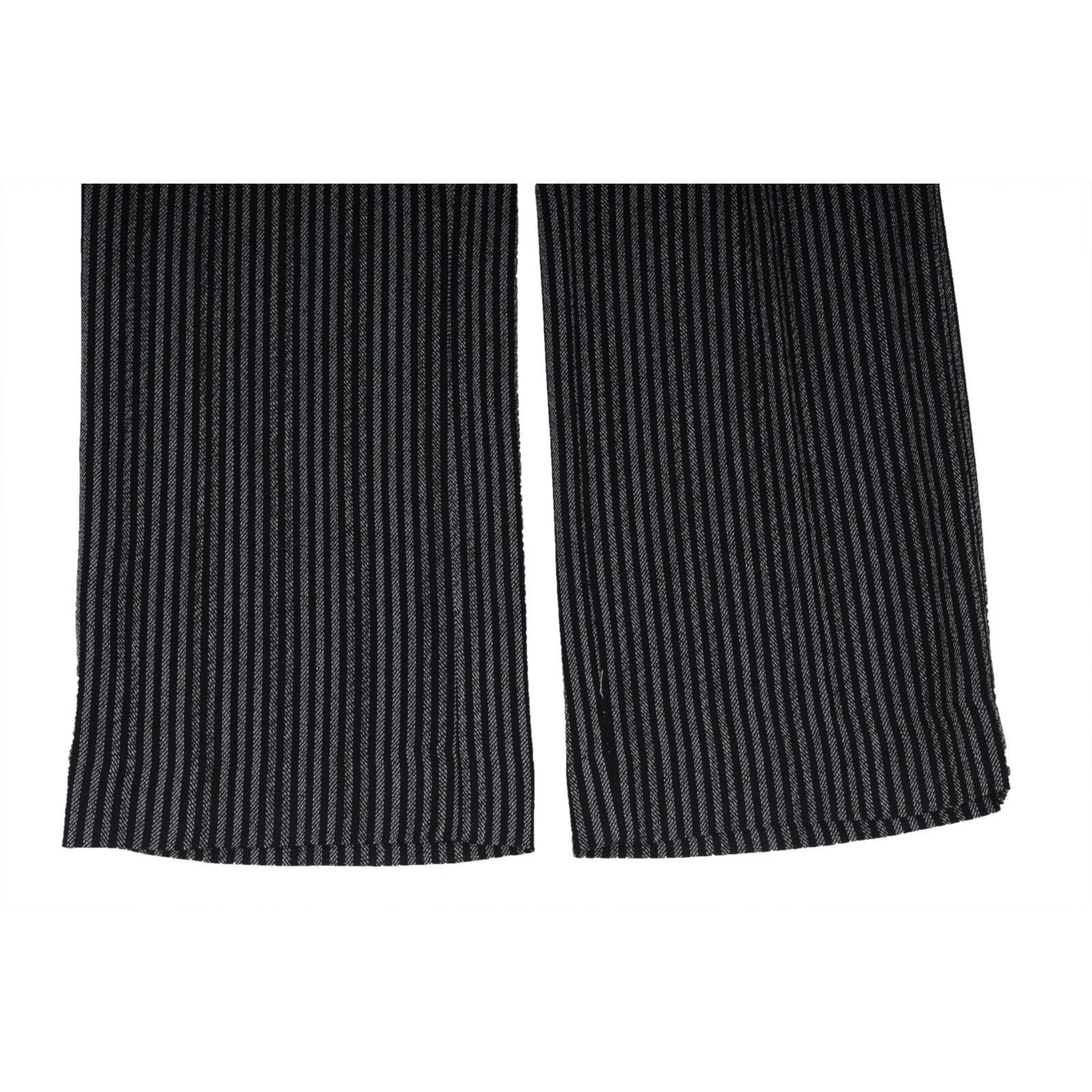 Akris Akris Punto Striped Pants Grey Wool Viscose Size 30" / US 8 / IT 44 - 2 Thumbnail