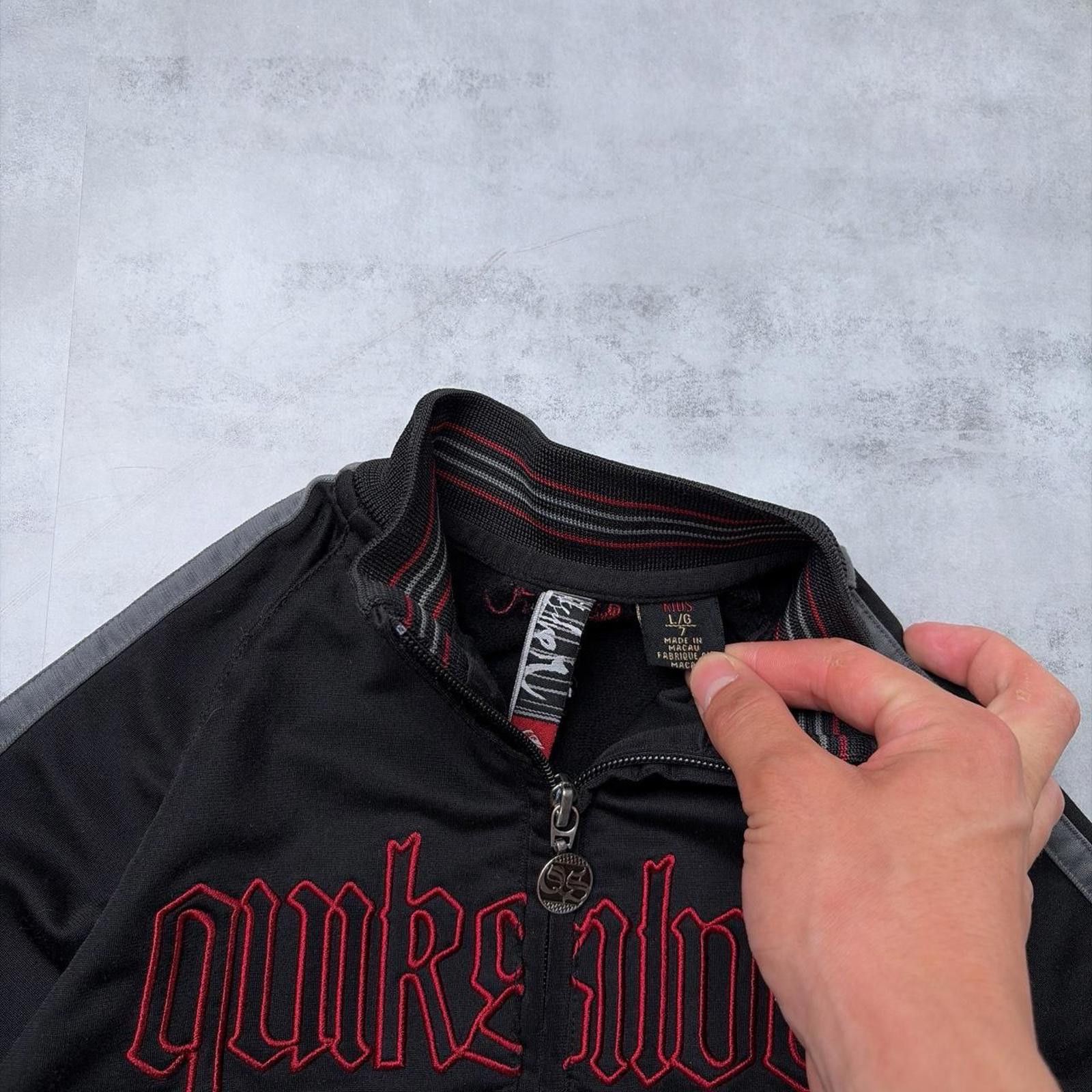 Quiksilver Y2K Black Quiksilver Surf Grunge Skater Track Jacket Size XS / US 0-2 / IT 36-38 - 6 Thumbnail