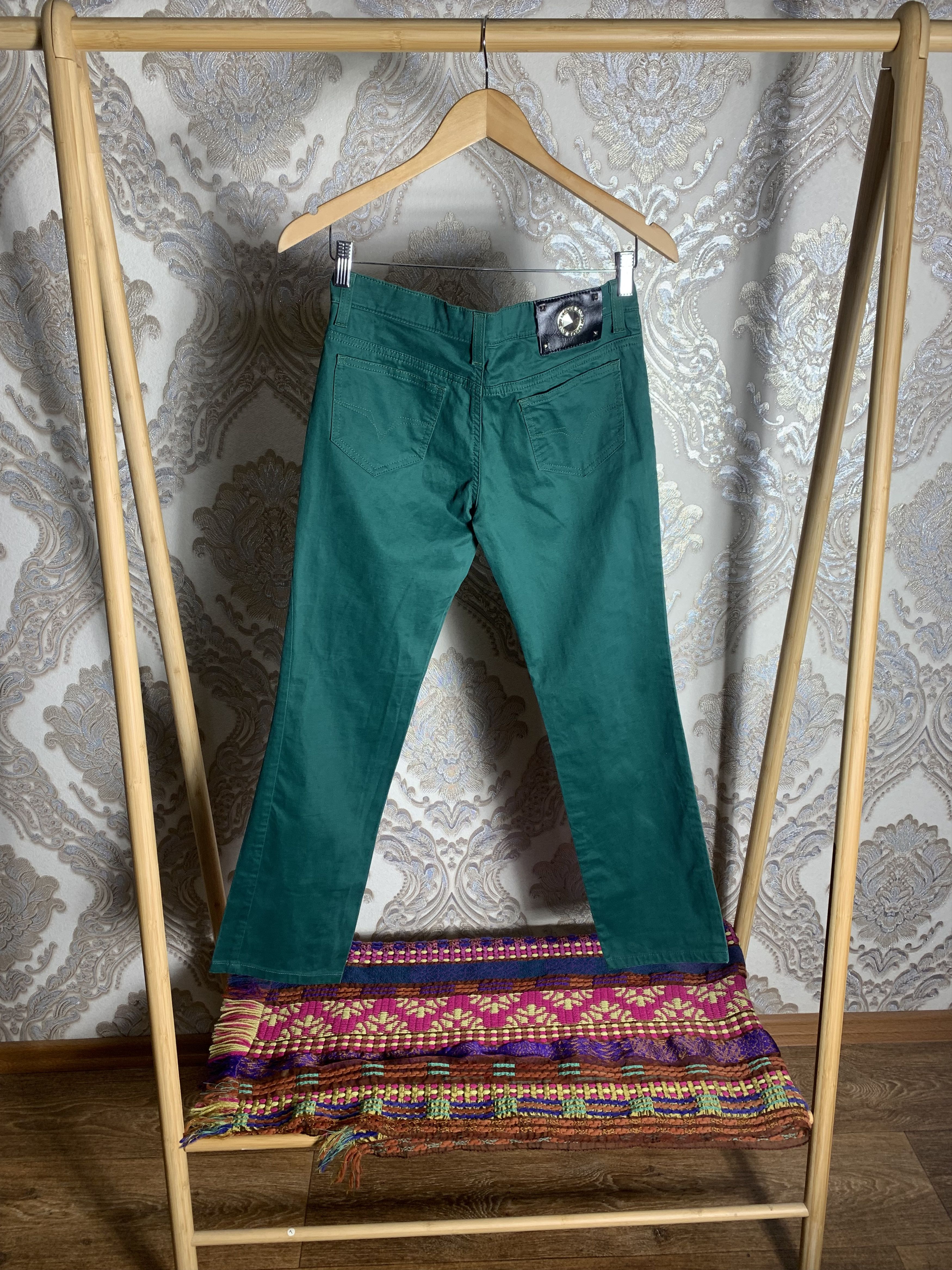 Versace VINTAGE VERSACE JEANS COUTURE ITALIAN DESIGNER RETRO Y2K Size 27" / US 4 / IT 40 - 9 Thumbnail
