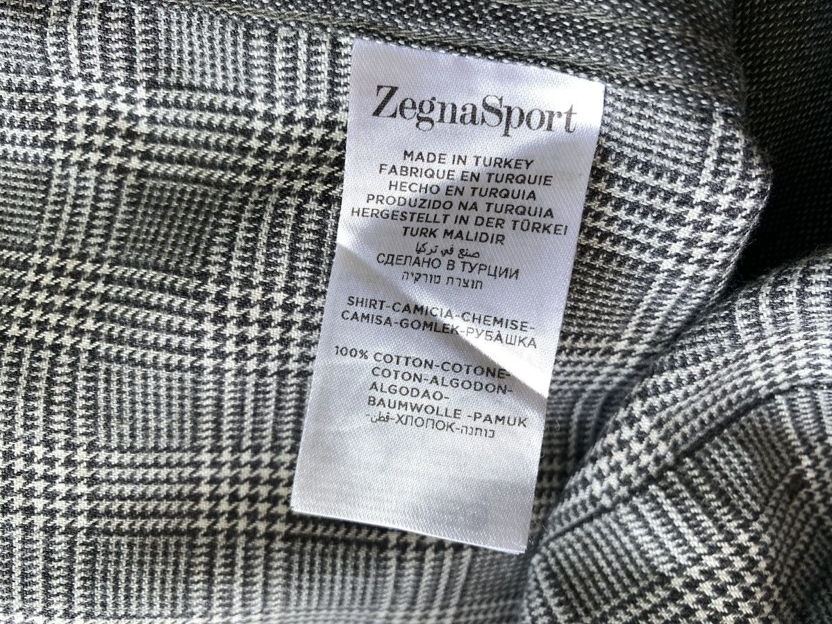 Ermenegildo Zegna Ermenegildo Zegna Sport Checkered Plaid Button Up Shirt Size US M / EU 48-50 / 2 - 8 Thumbnail