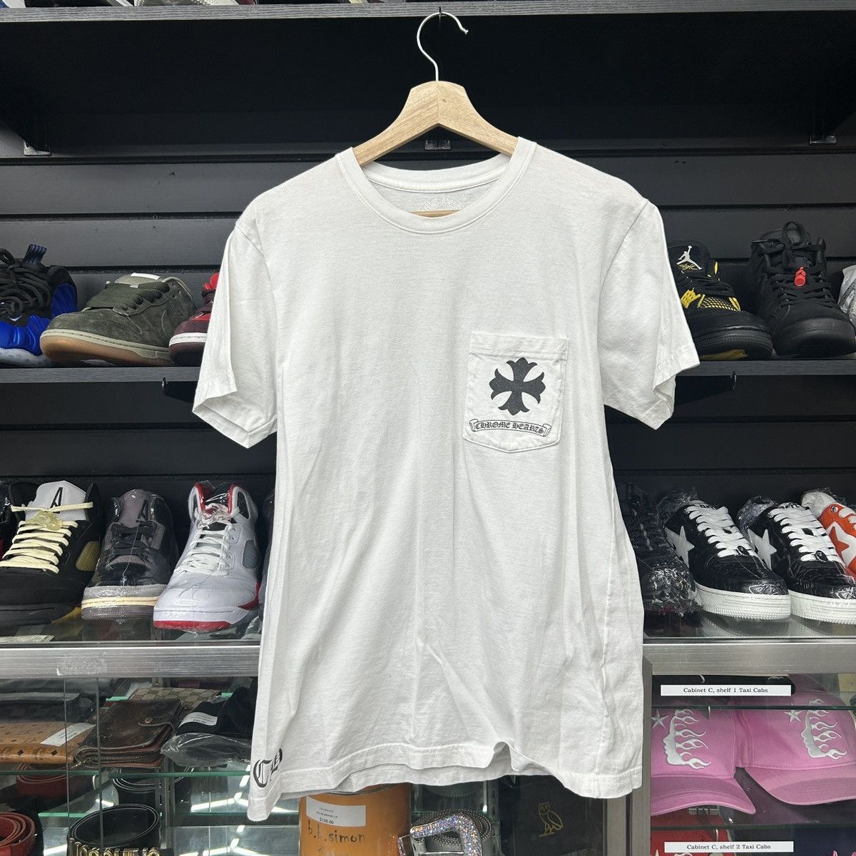 Chrome Hearts Chrome Heart Flooded Tee Sz M Size US M / EU 48-50 / 2 - 2 Thumbnail