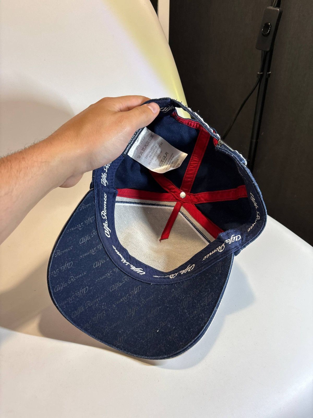 Vintage Alfa Romeo racing cap Size:One Size Size ONE SIZE - 6 Thumbnail