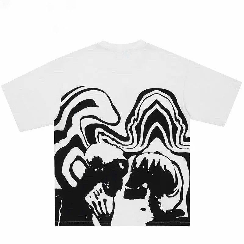Japanese Brand × Vintage Skull Skeleton Graphic T-Shirt Hip Hop Harajuku Retro style Size US XL / EU 56 / 4 - 2 Thumbnail