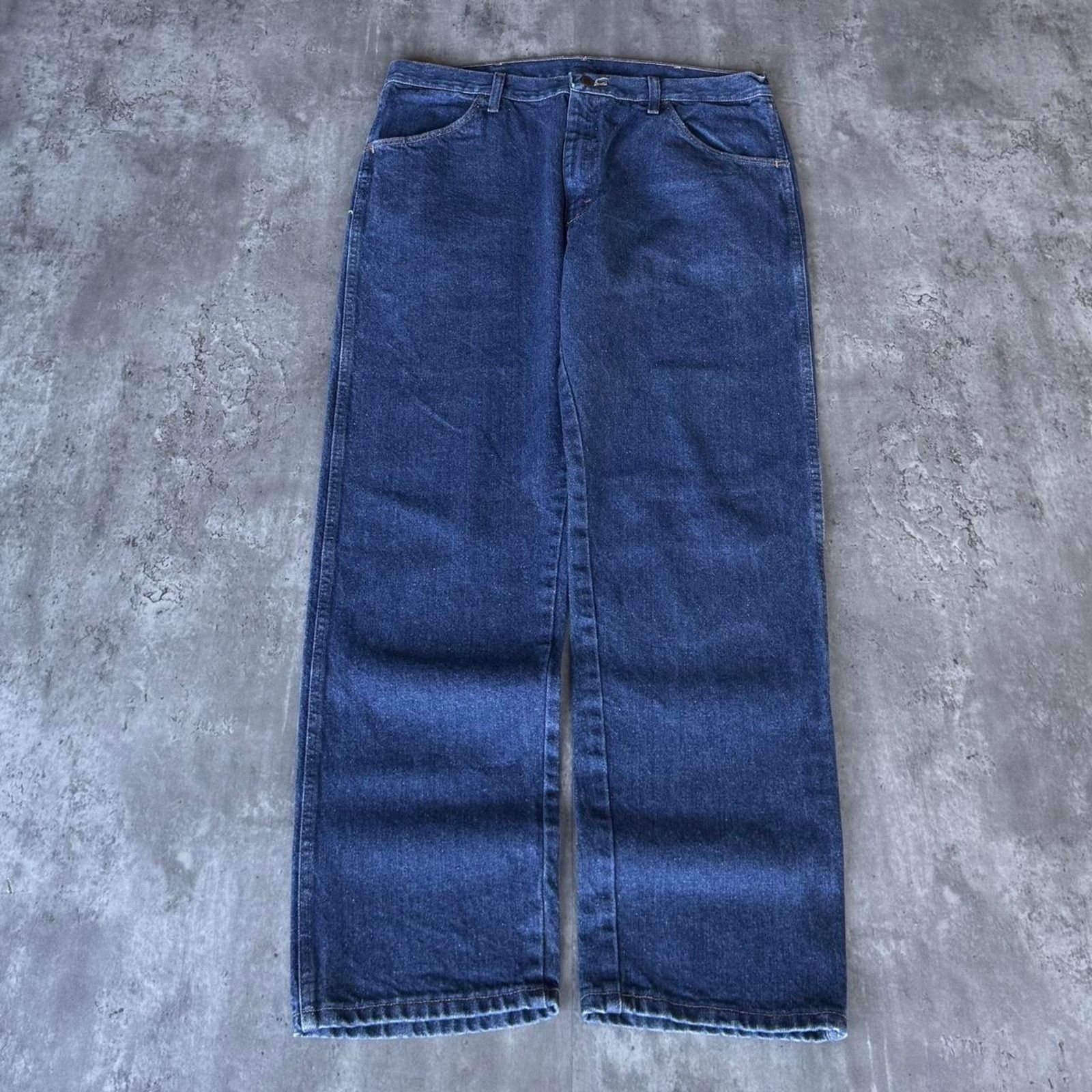 Japanese Brand × Rustler × Vintage Vintage Y2K Levi’s Style Grunge Opium Dark Wash Denim Jeans Size US 36 / EU 52 - 1 Thumbnail