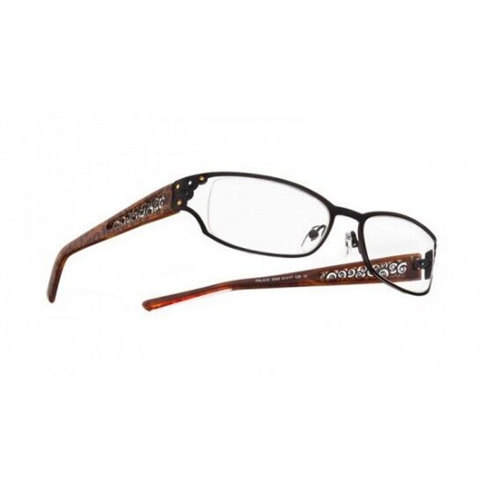 J.F. REY BOZ JF-REY PALACE 0090 BLACK BROWN CHEETAH EYEGLASSES Size ONE SIZE - 1 Thumbnail