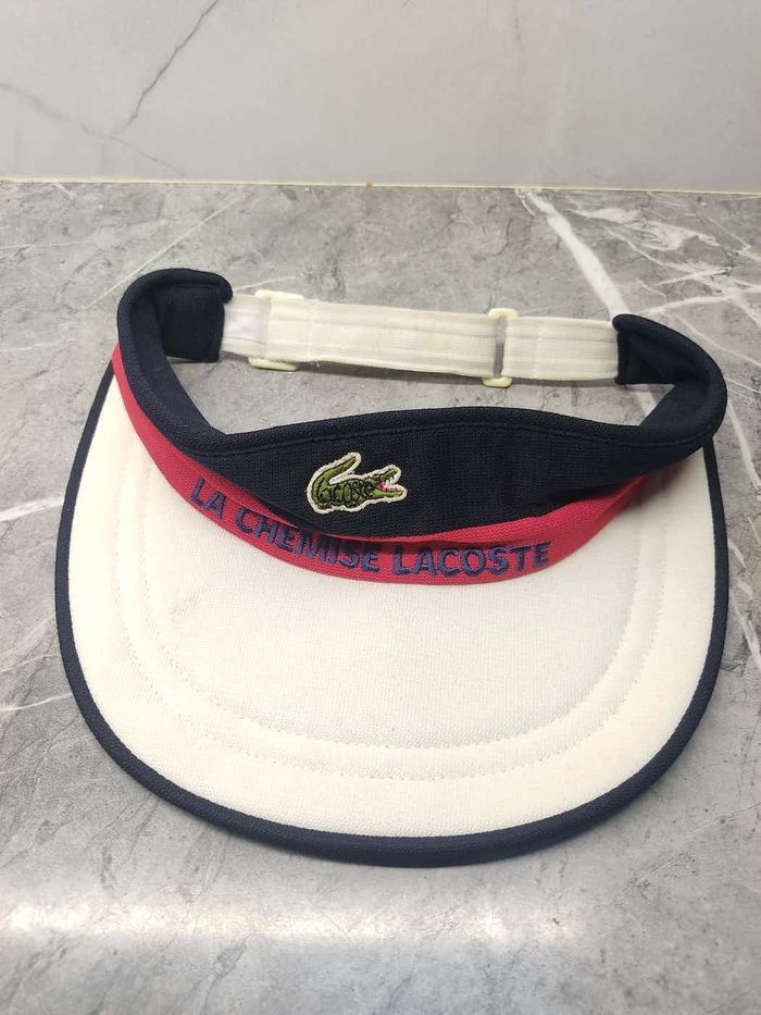 Lacoste Vintage Lacoste Half Cap Hat Size ONE SIZE - 1 Thumbnail