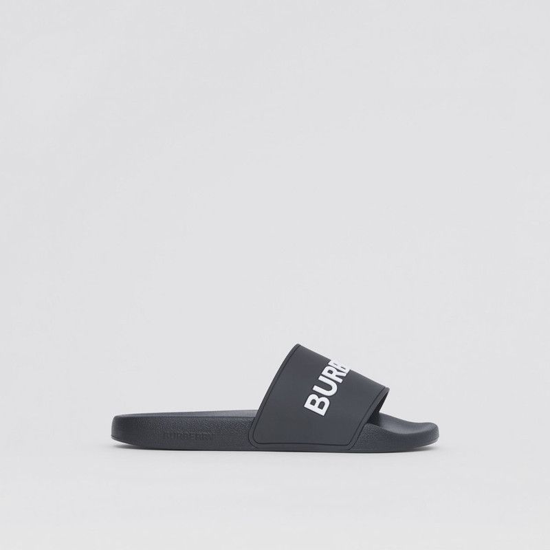 Burberry o1w1db10226 Logo Detail Slides In Blue Size US 6 / IT 36 - 1 Thumbnail