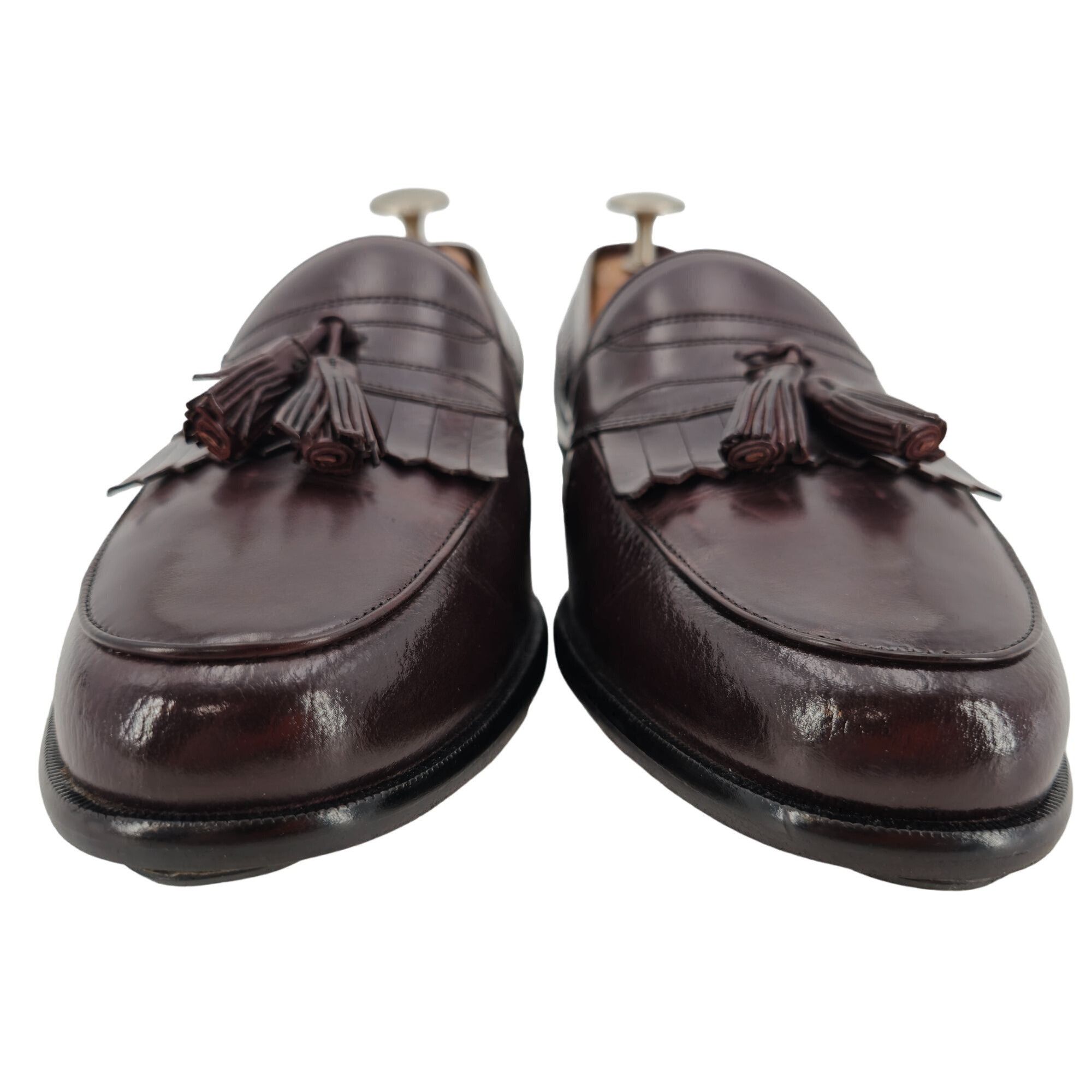 Johnston & Murphy Johnston & Murphy Mens Size 9.5 Wide Brown Deerskin Leather Size US 9.5 / EU 42-43 - 13 Thumbnail