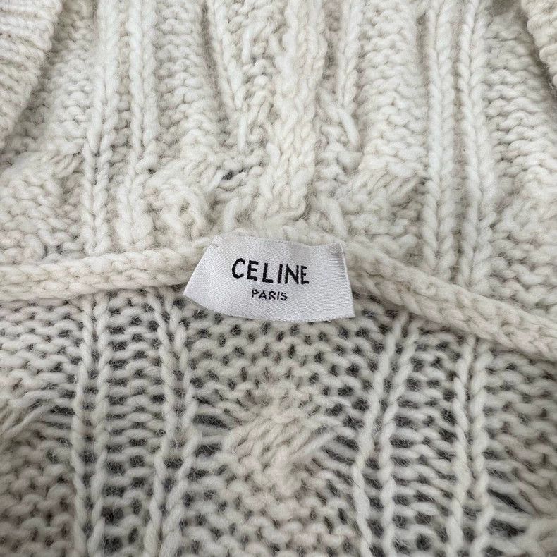 Celine Celine Preppy striped twist knit V-neck sweater 2501-Nextar Size US S / EU 44-46 / 1 - 6 Thumbnail