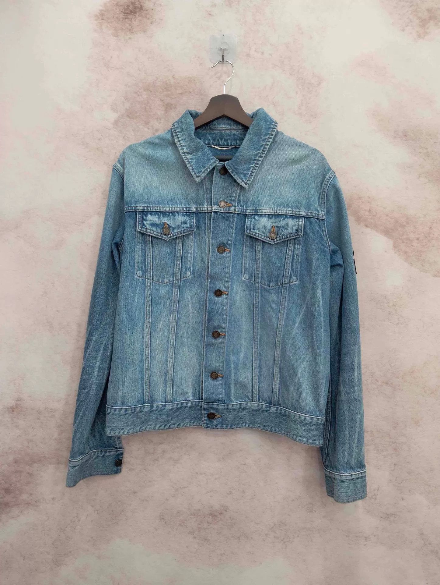 Saint Laurent Paris Saint Laurent Denim Jacket L 95 New Size L / US 10 / IT 46 - 1 Thumbnail