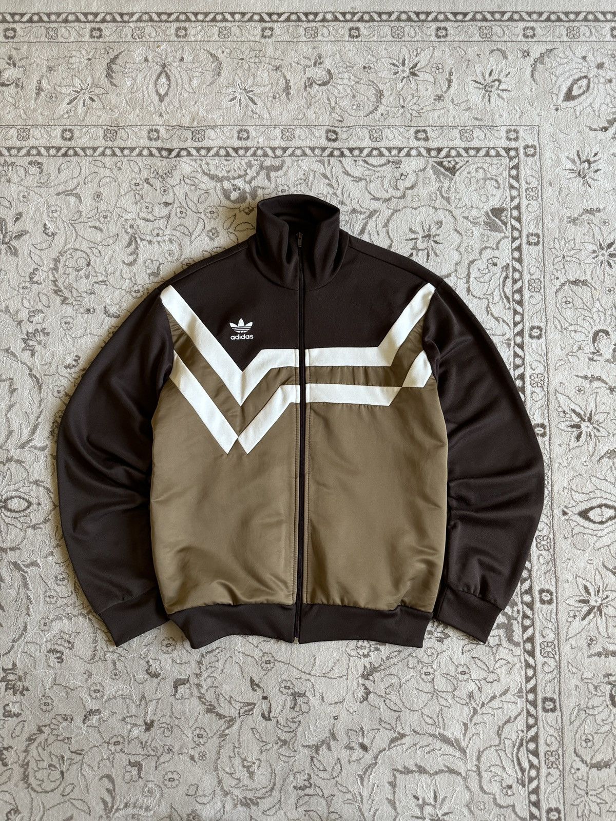 Adidas brown and black jacket on sale