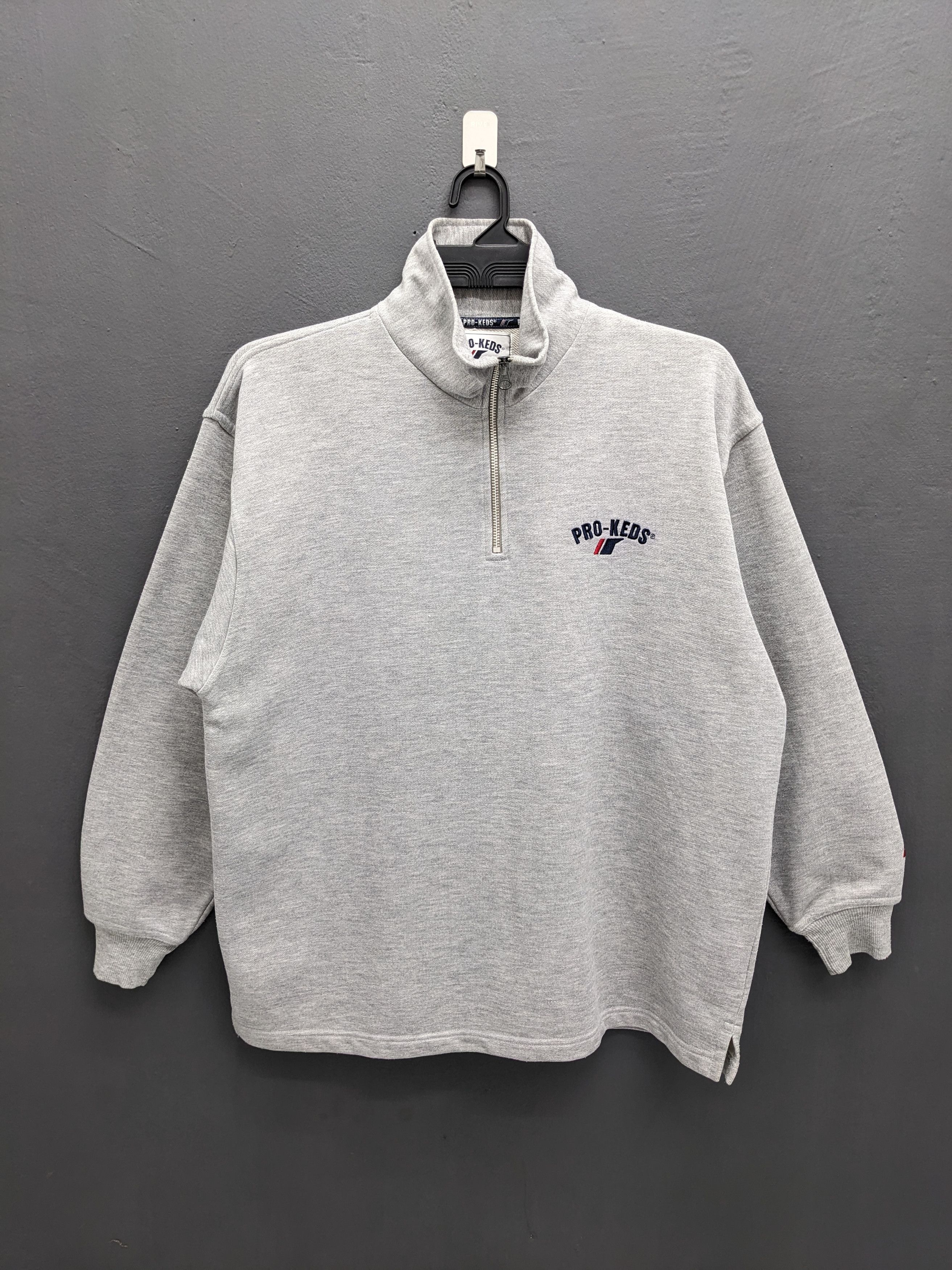 Pro-Keds PRO-KEDS Quarter-Zip Pullover Mock Neck Jumper Sweatshirt Size US L / EU 52-54 / 3 - 2 Thumbnail