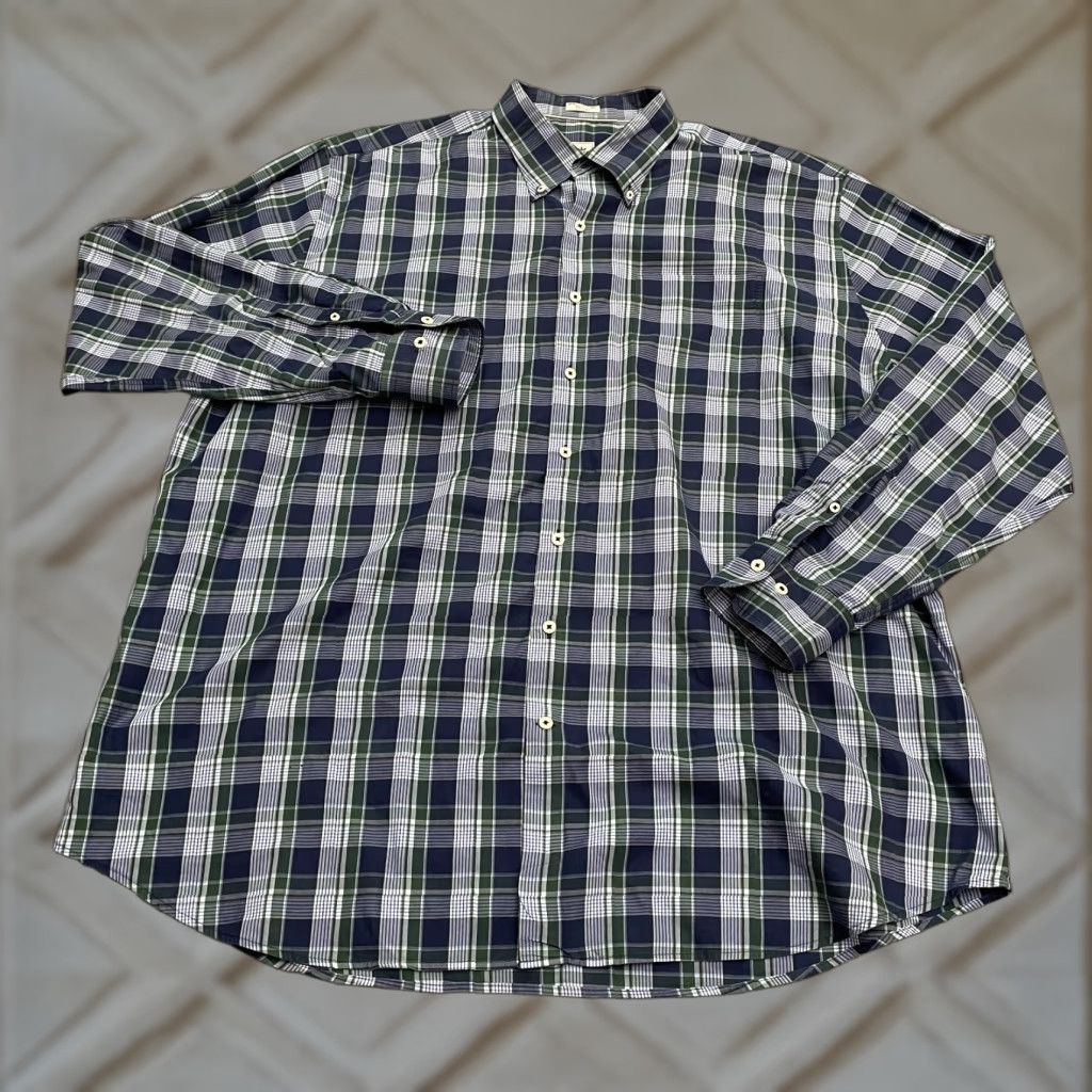 Peter Millar Peter Millar Button-Down Shirt Mens 2XL Multicolor Plaid Long Sleeve Cotton Top Size US XXL / EU 58 / 5 - 1 Thumbnail