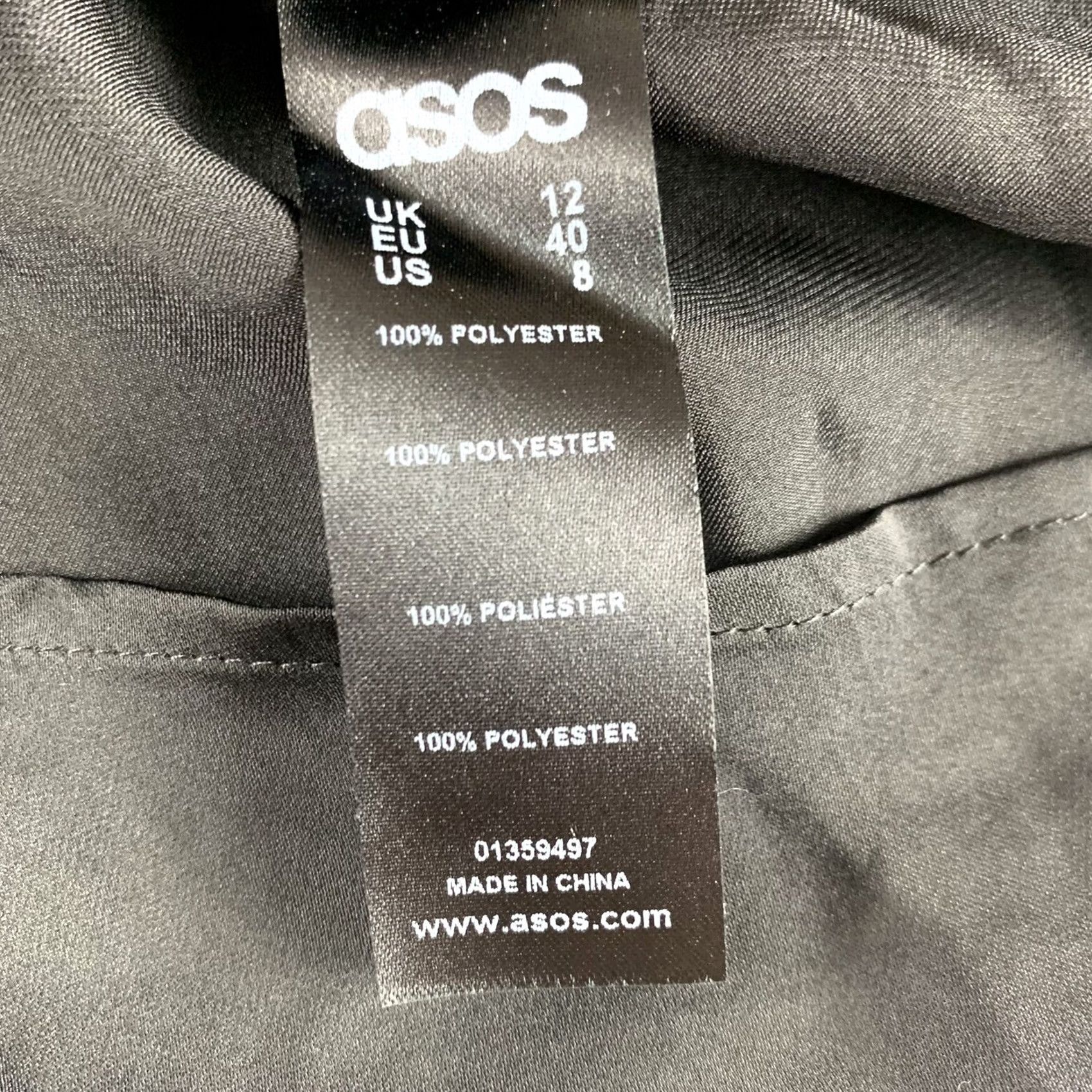Asos ASOS MATERNITY SHEER PULLOVER BLOUSE - WOMEN SIZE 8 - BLACK POLYESTER Size M / US 6-8 / IT 42-44 - 5 Thumbnail