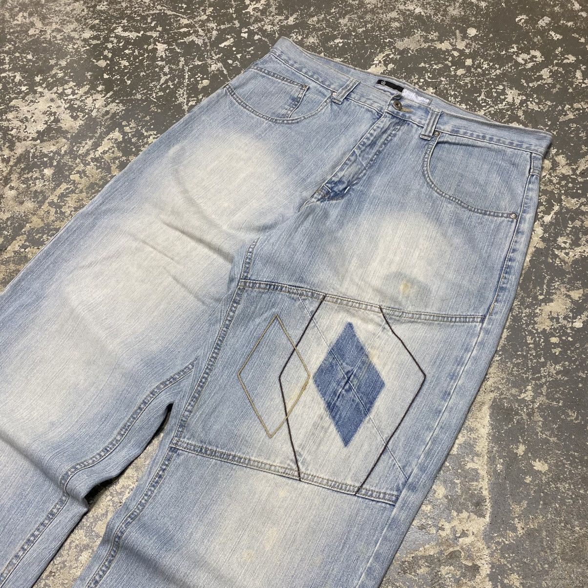 Southpole × Vintage Vintage Southpole Patchwork Reworked Y2K Denim Baggy Jeans Size US 39 - 11 Thumbnail