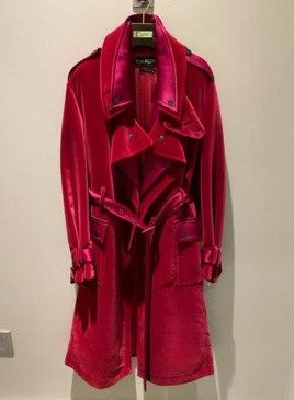 o1w1db11023 Long Coat in Pink
