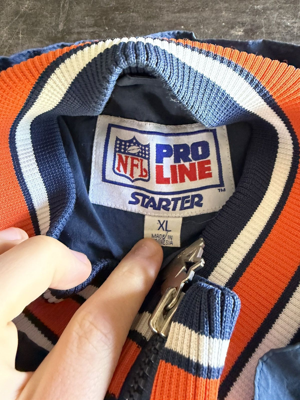 NFL Vintage Bears Starter jacket Size US XL / EU 56 / 4 - 3 Thumbnail