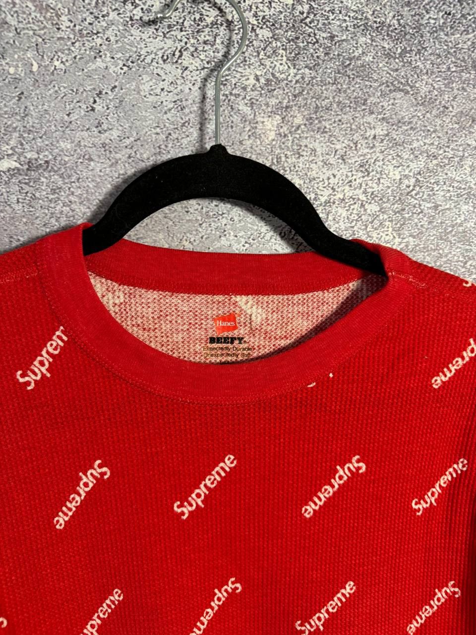Supreme Supreme Hanes Monogram LS Streetwear y2k Medium Size US M / EU 48-50 / 2 - 7 Thumbnail