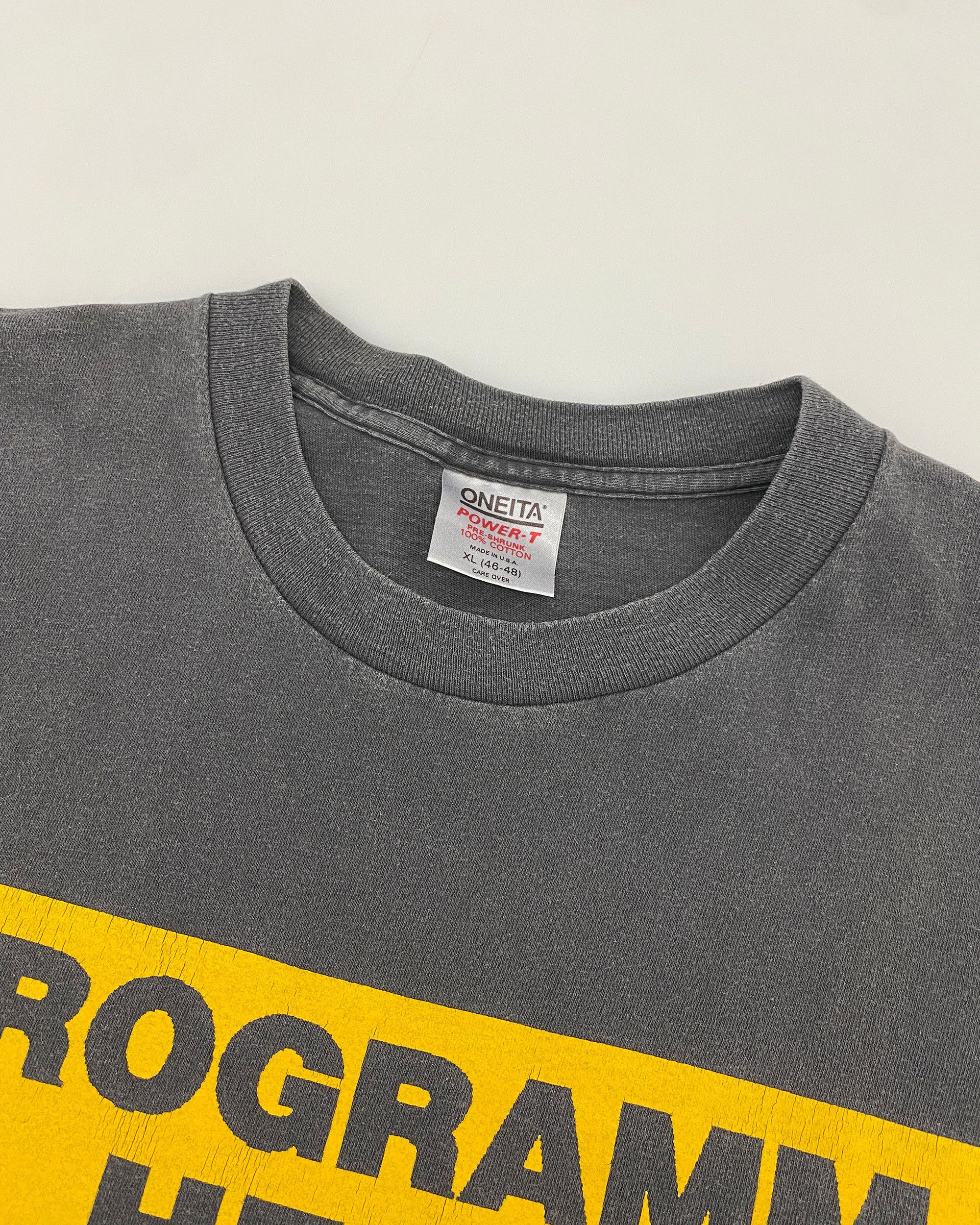 Vintage 1990s Programm Heft Single Stitch T-Shirt Size US XL / EU 56 / 4 - 5 Thumbnail