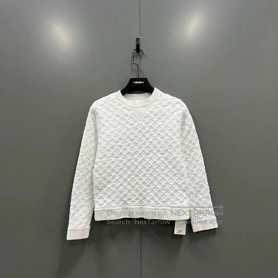 Louis Vuitton louis vuitton white floral pattern sweatshirt. Size US M / EU 48-50 / 2 - 1 Thumbnail