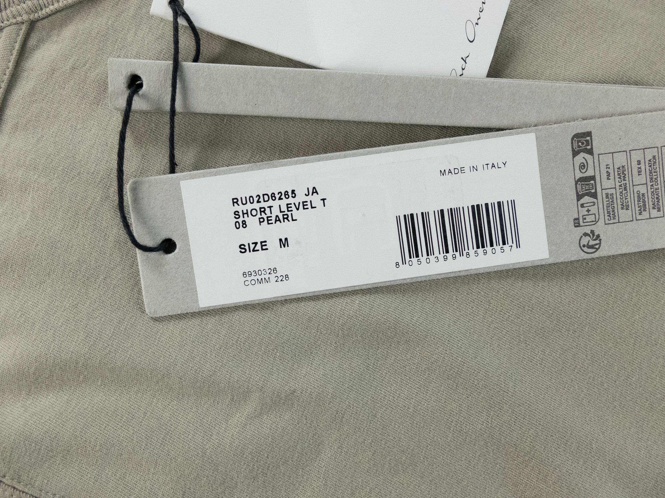 Rick Owens RICK OWENS pearl beige Level T short t-shirt Size Medium Size US M / EU 48-50 / 2 - 6 Thumbnail