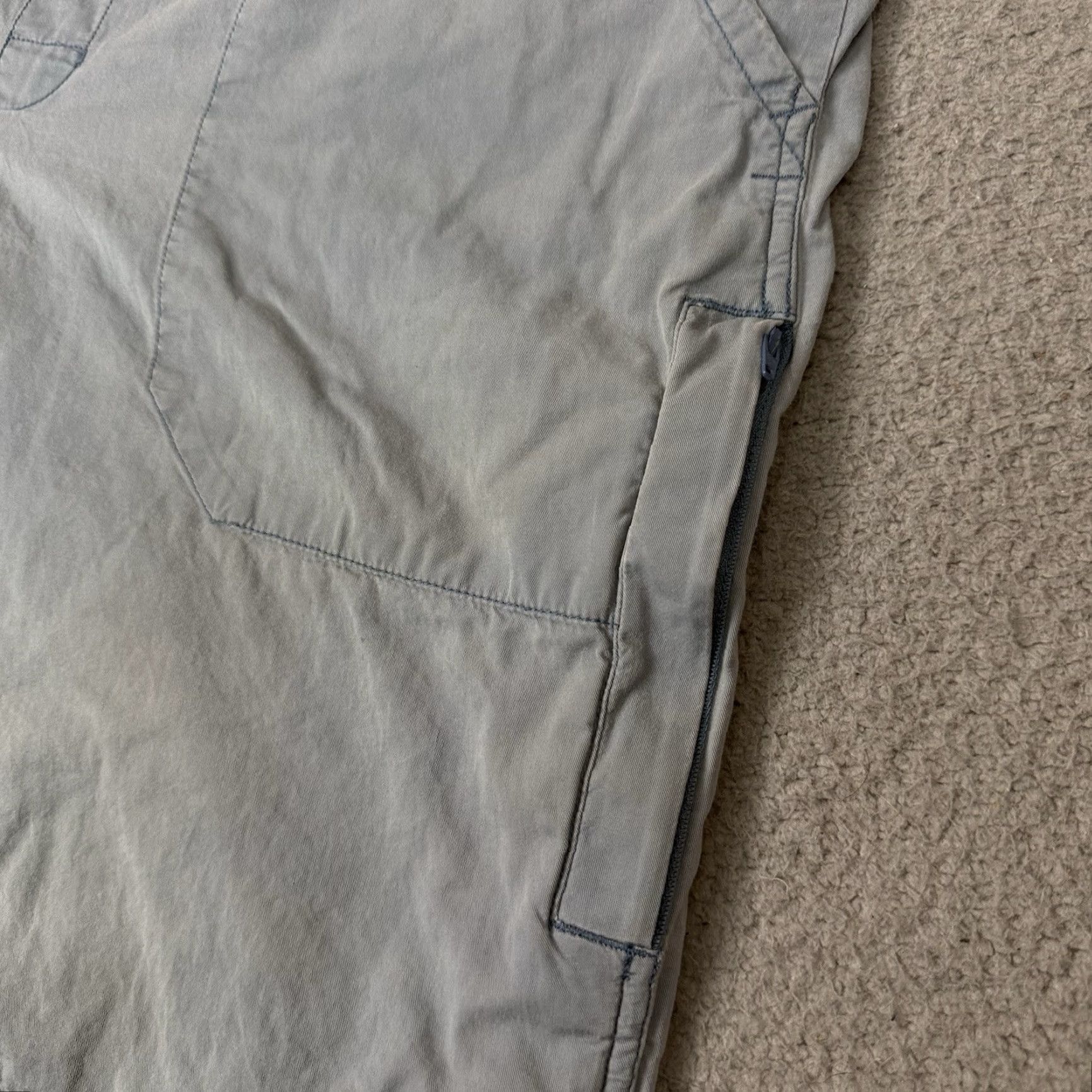 Nike VINTAGE Nike Shorts Mens XL Blue Embroidered Distressed Swoosh Rare Vtg Casual Size US 36 / EU 52 - 3 Thumbnail