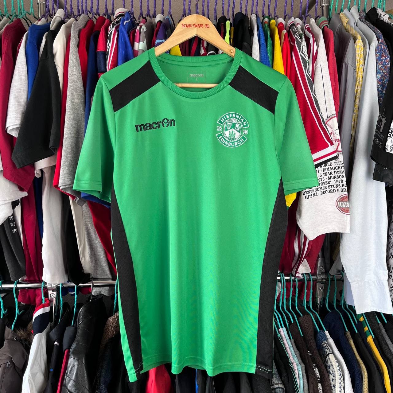 Vintage FC Hibernian Edinburgh 2018/2019 Football Soccer Jersey Size US L / EU 52-54 / 3 - 2 Thumbnail