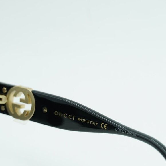 Gucci Gucci GG1023S 008 Sunglasses Black Cat Eye Frame, Grey Size ONE SIZE - 6 Thumbnail