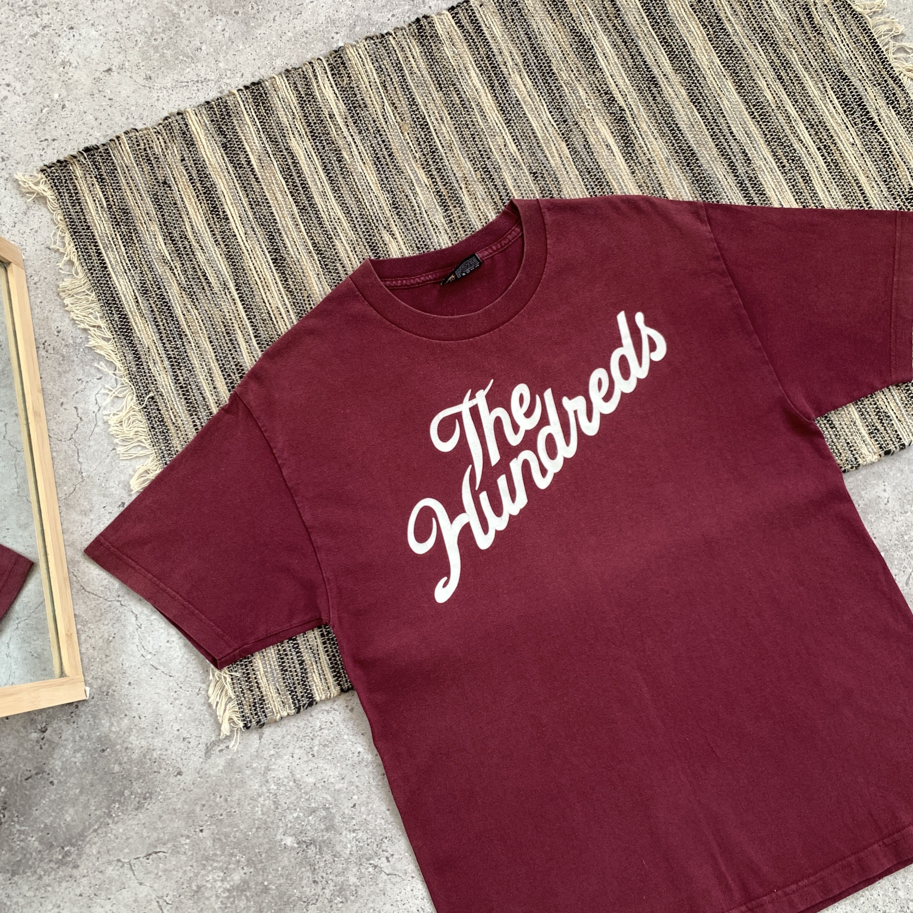 Other Vintage The Hundreds 90s Graphic Burgundy Red Tee Shirt Size US L / EU 52-54 / 3 - 2 Thumbnail