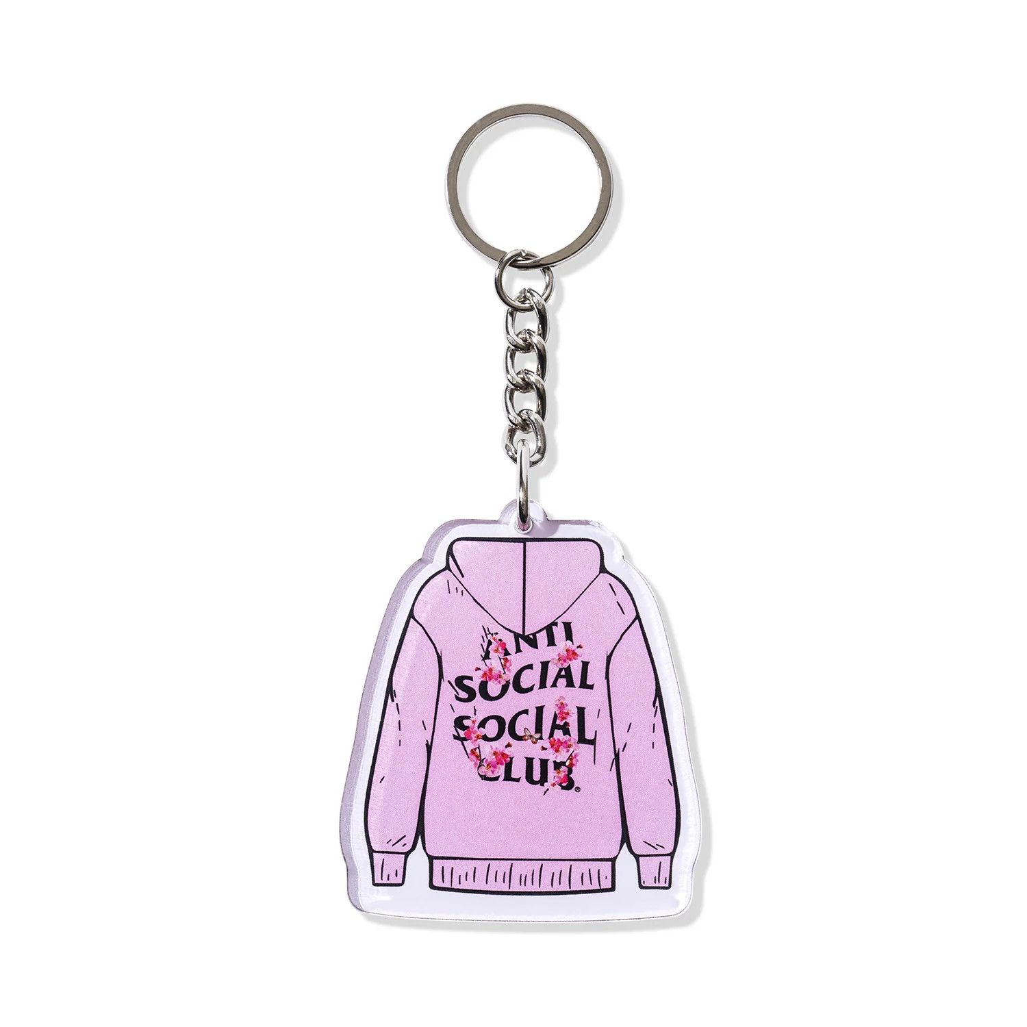 Anti Social Social Club assc kkotch hoody keychain (pink) Size ONE SIZE - 1 Thumbnail