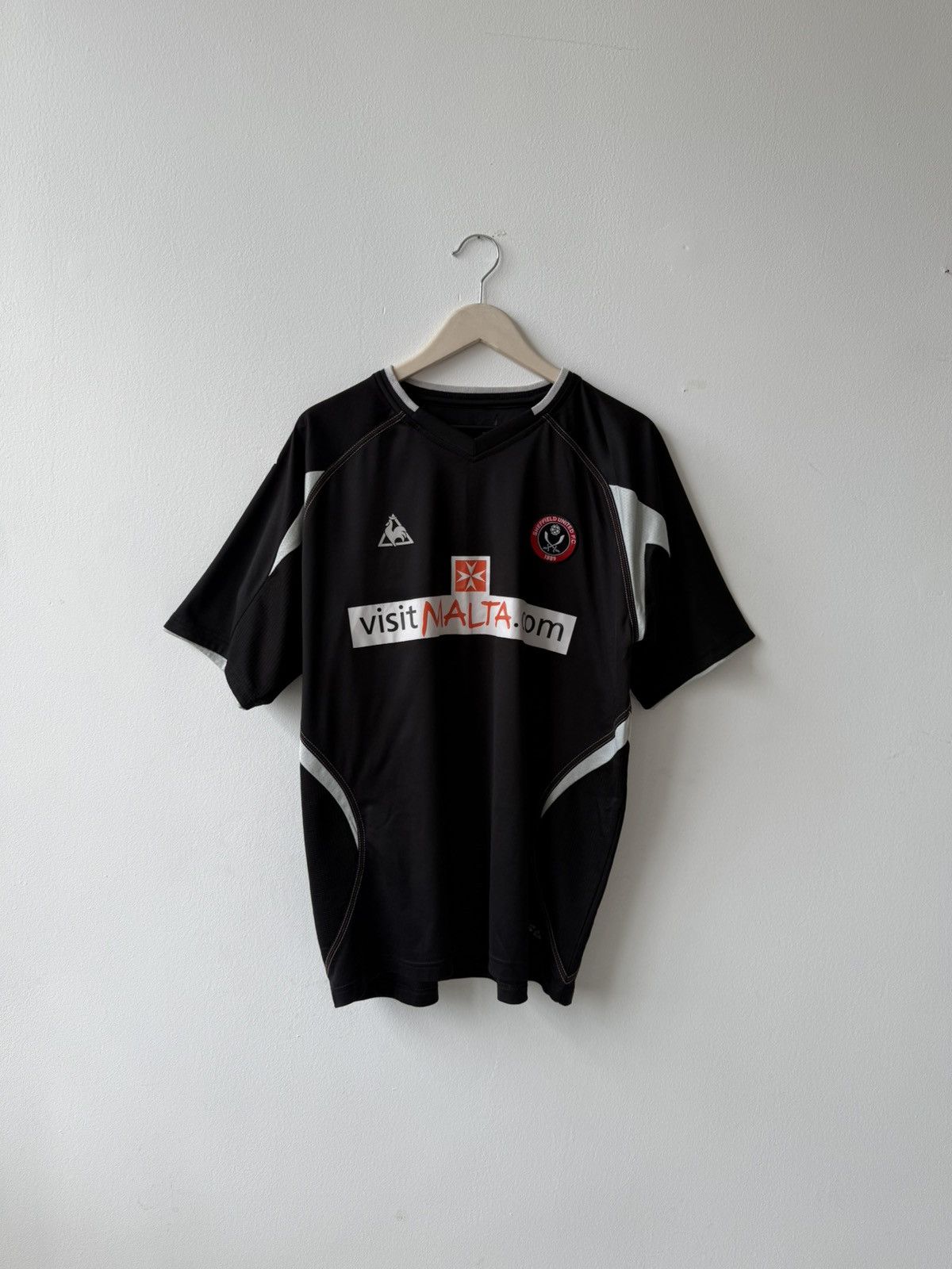 Le Coq Sportif × Vintage Le Coq Sportif Sheffield United 2008/2009 Away Jersey Size US L / EU 52-54 / 3 - 1 Thumbnail