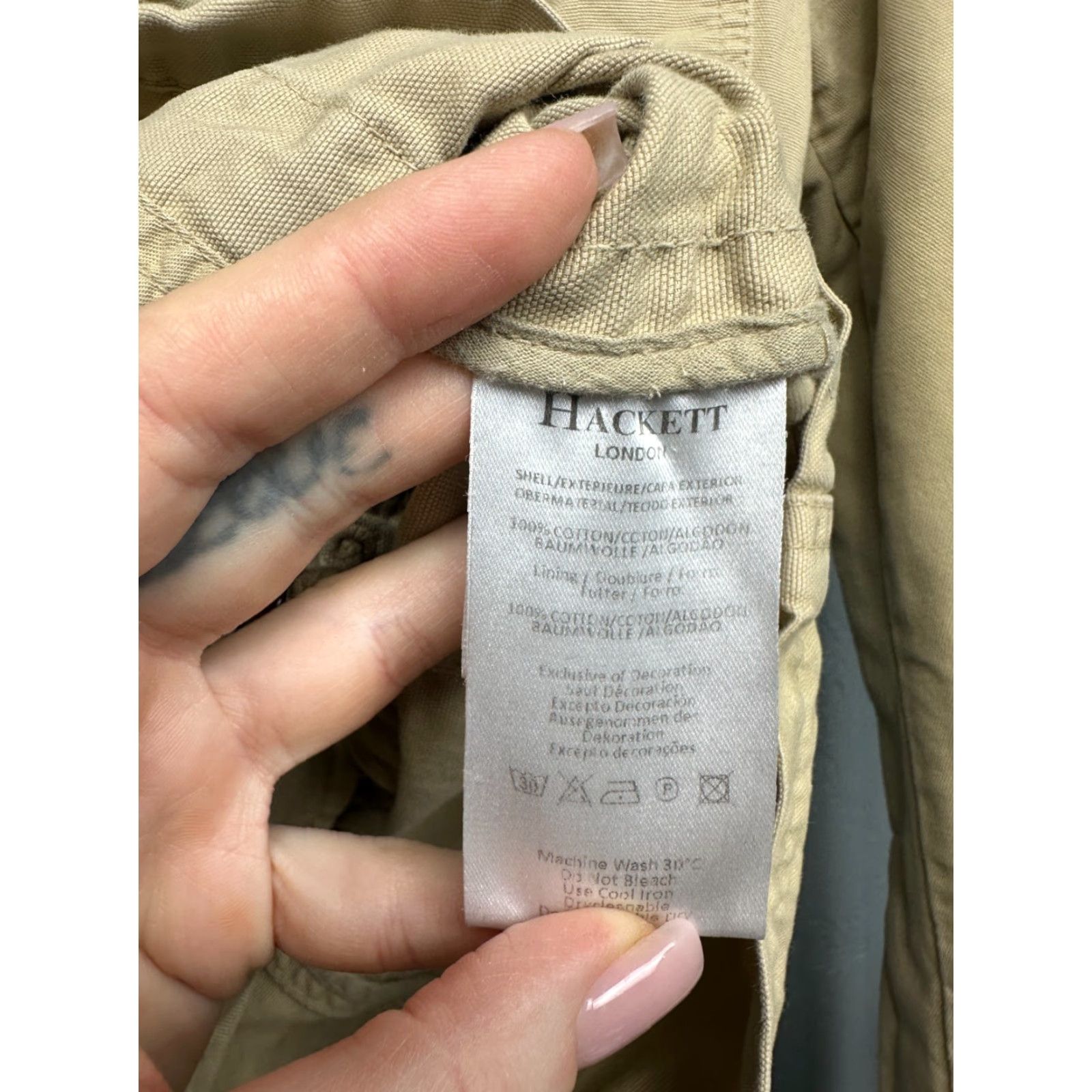 Hackett Hackett Mens Multipocket Utility Field Military Jacket M Size US M / EU 48-50 / 2 - 5 Thumbnail