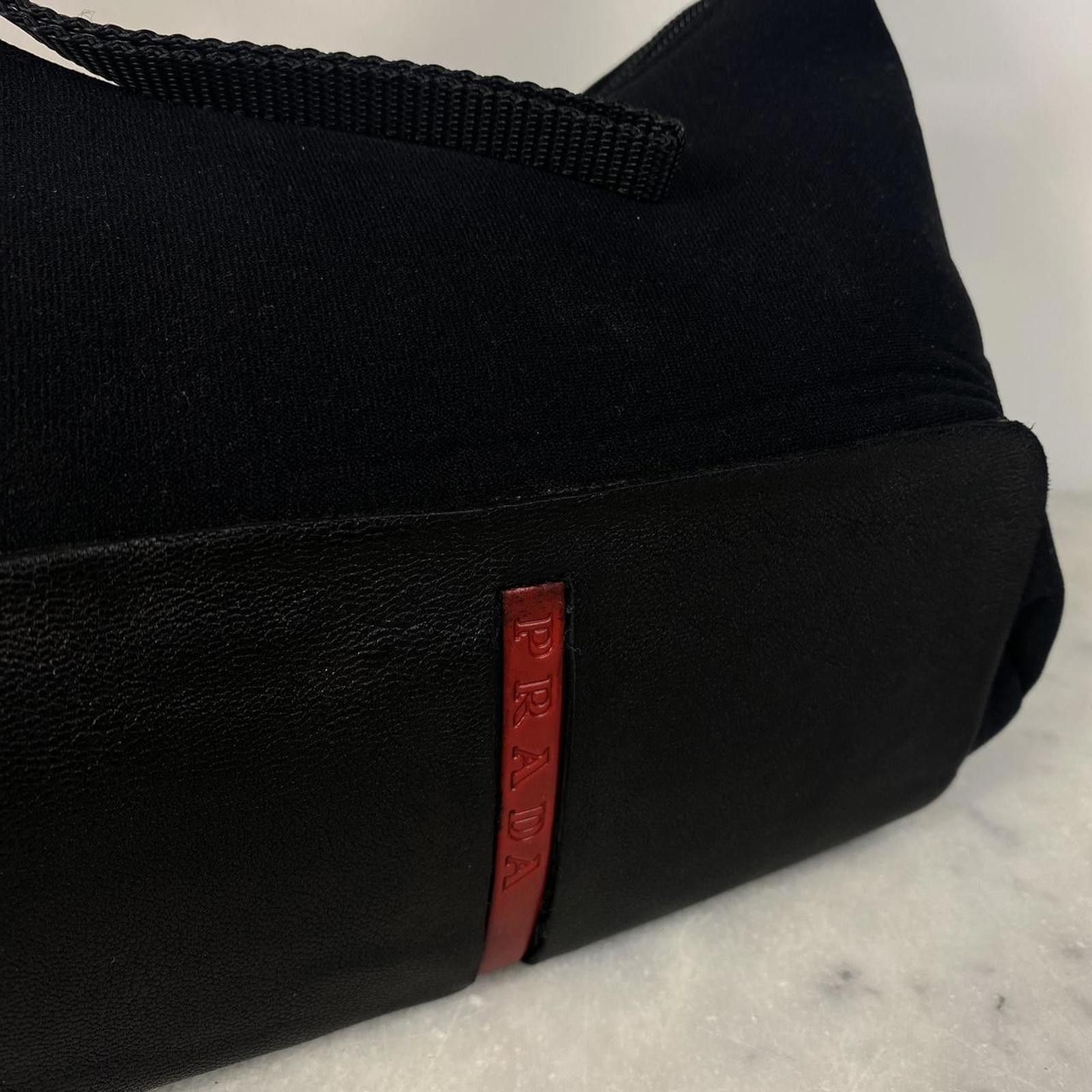 Prada Vintage Prada Red Line / Sport Neoprene Handbag: Size ONE SIZE - 2 Thumbnail