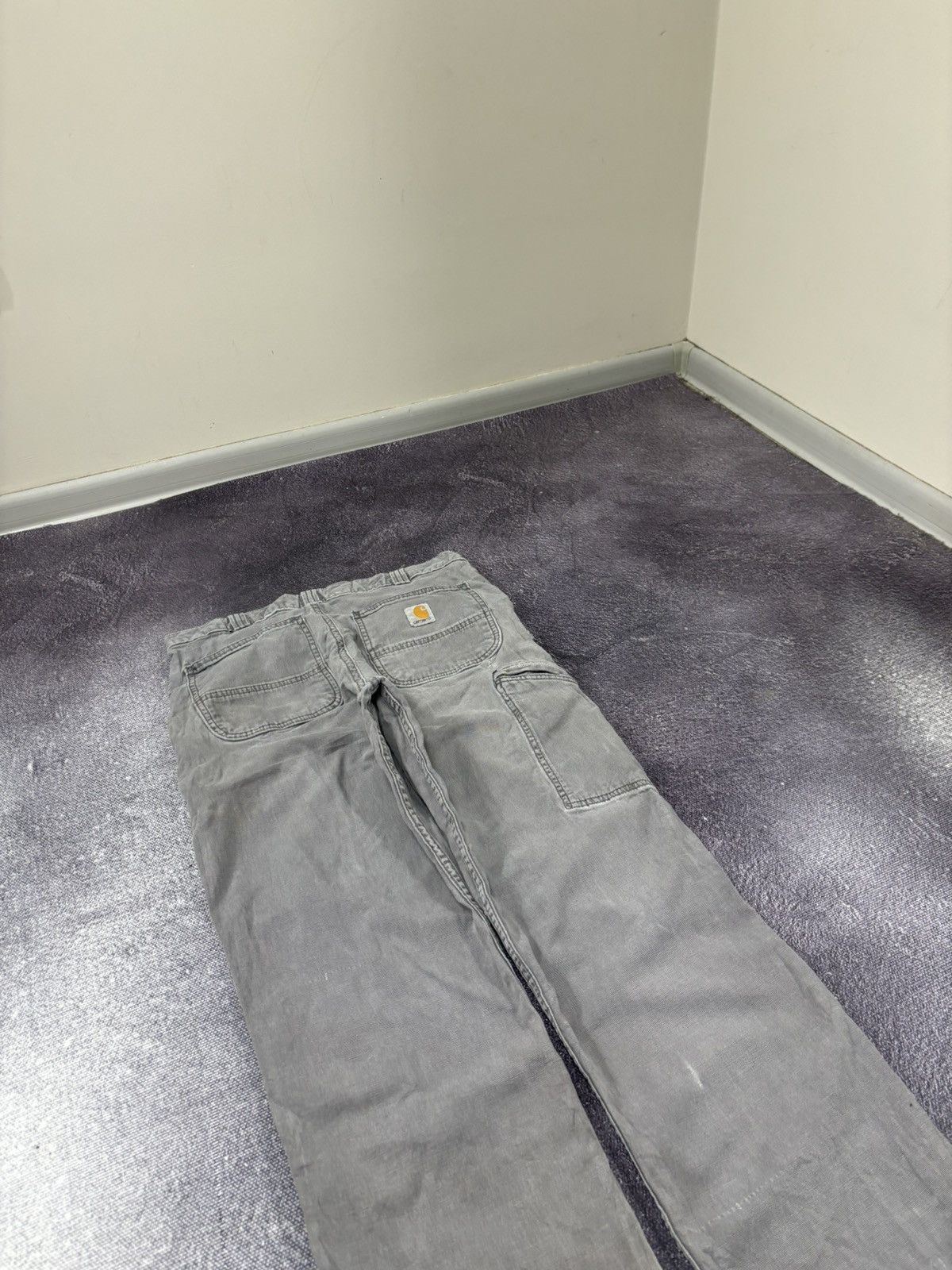 Carhartt Vintage Carhartt USA Gray Distressed Y2K Hype Work Pants Size US 32 / EU 48 - 5 Thumbnail