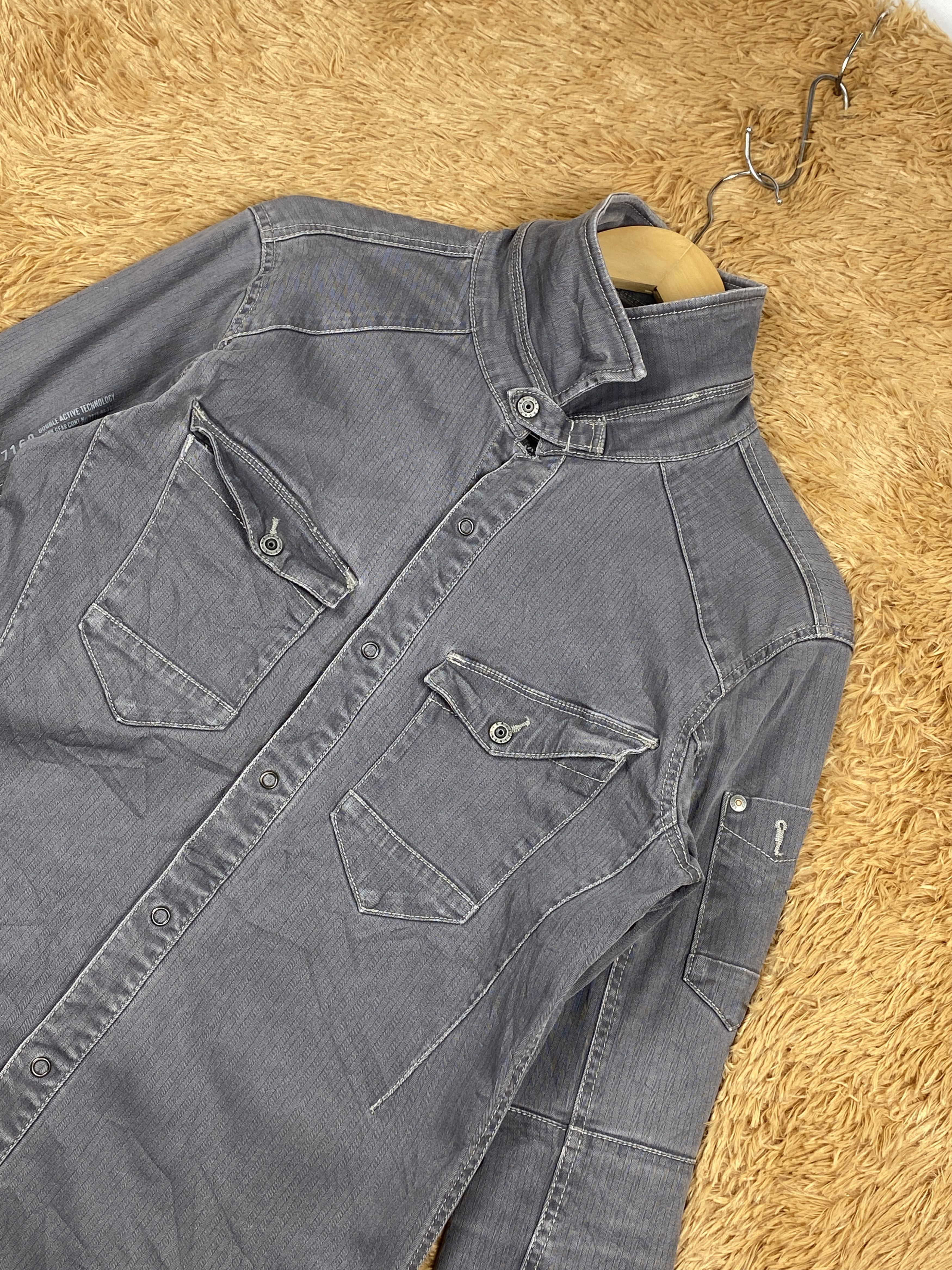 Japanese Brand Vintage I'Z Frontier Rugged Button Up Jacket J1675 Size US S / EU 44-46 / 1 - 2 Thumbnail
