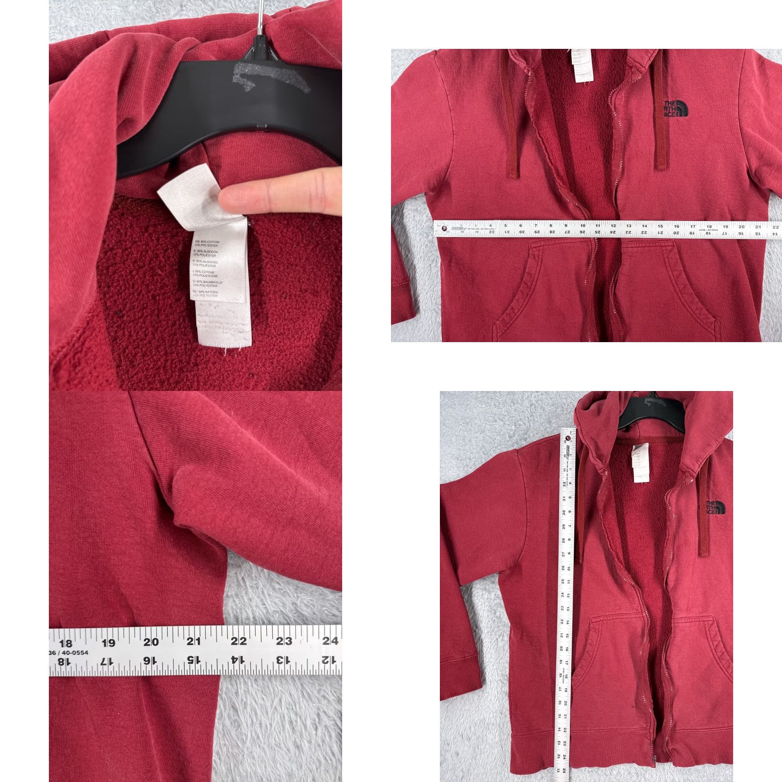 The North Face VINTAGE The North Face Jacket Men L Red Full Zip Windbreaker Jersey Fabric Read Me Size US L / EU 52-54 / 3 - 8 Thumbnail