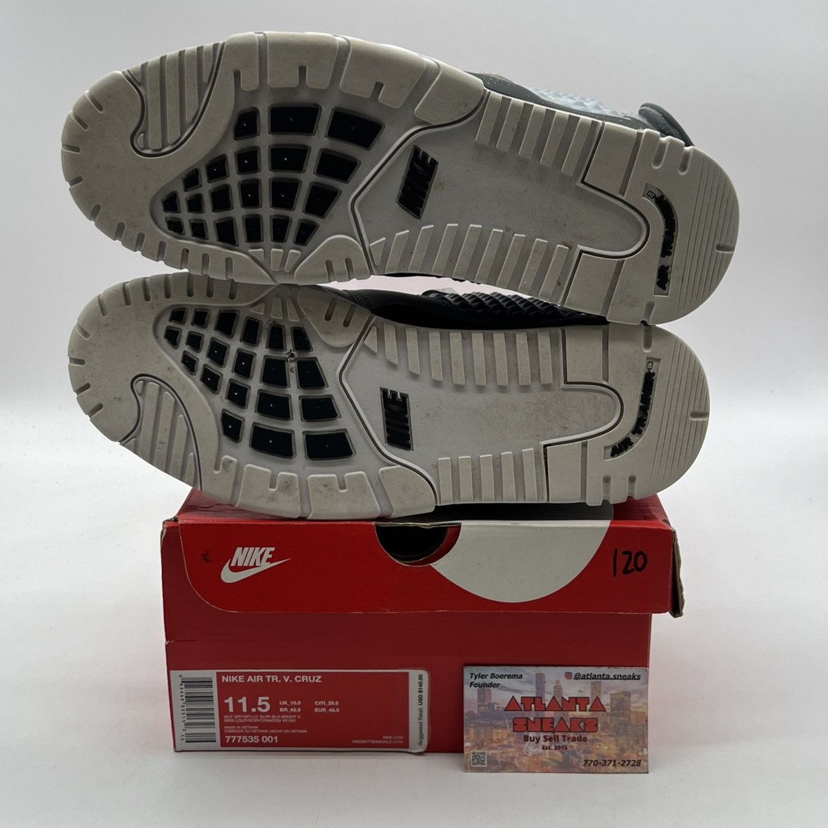 Jordan Brand Air trainer Cruz wolf grey Size US 11.5 / EU 44-45 - 7 Thumbnail
