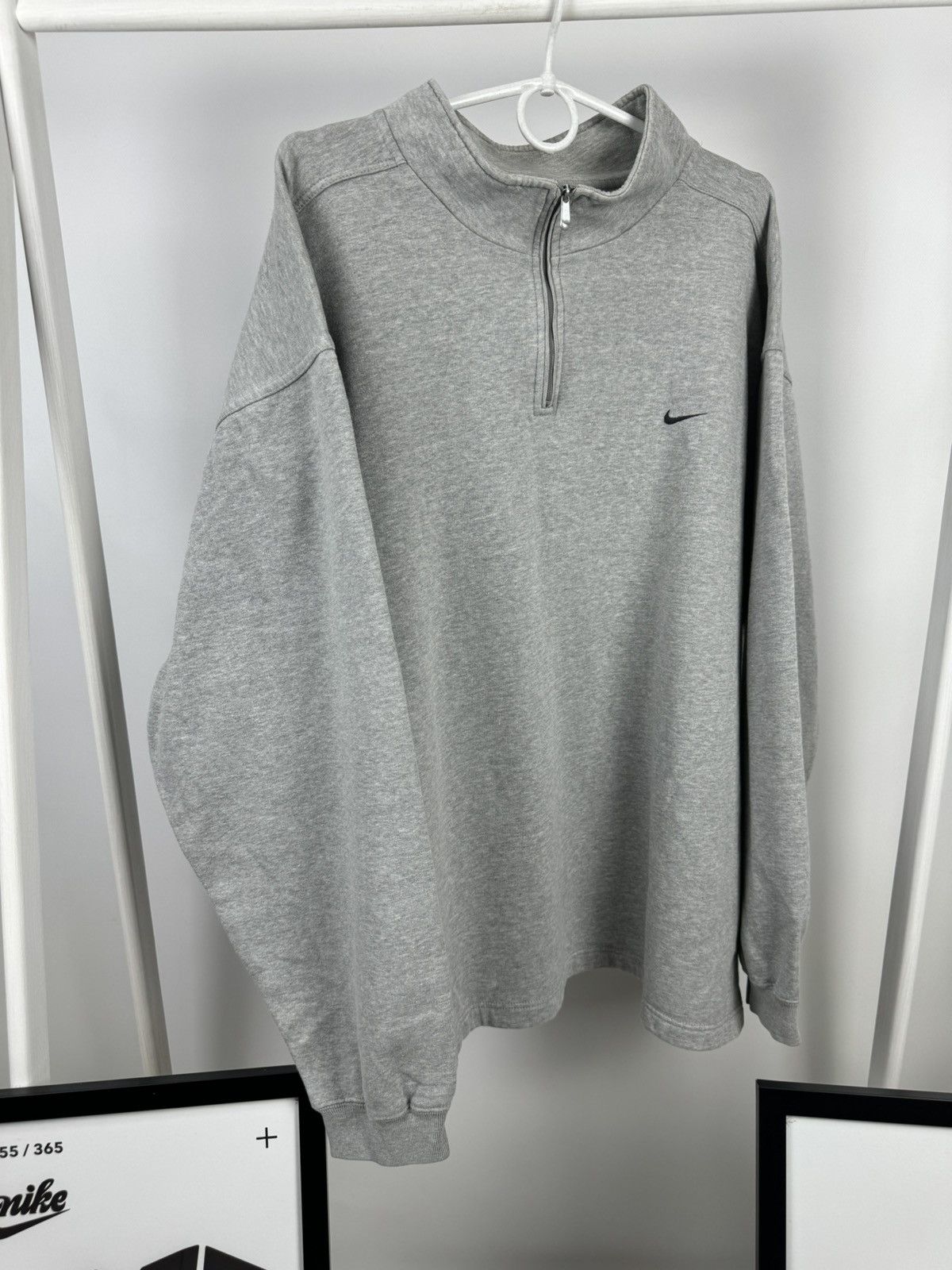 Nike Vintage Nike 1/3 Zip Sweatshirt Size US XL / EU 56 / 4 - 2 Thumbnail