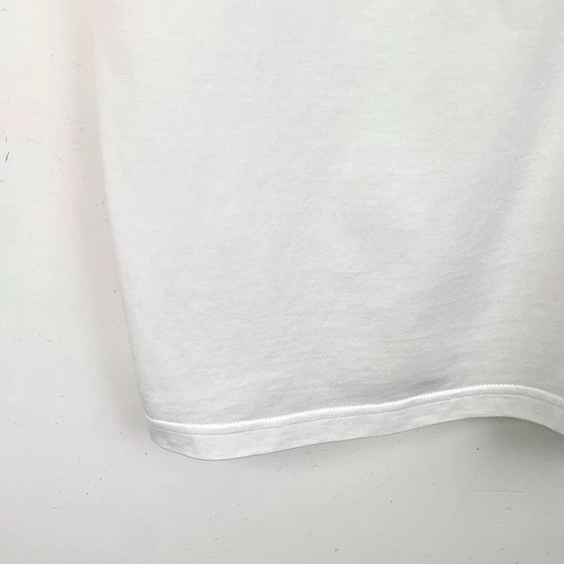 Givenchy Givenchy White Logo Letter Embroidered Round-Neck Cotton S Size US S / EU 44-46 / 1 - 5 Thumbnail